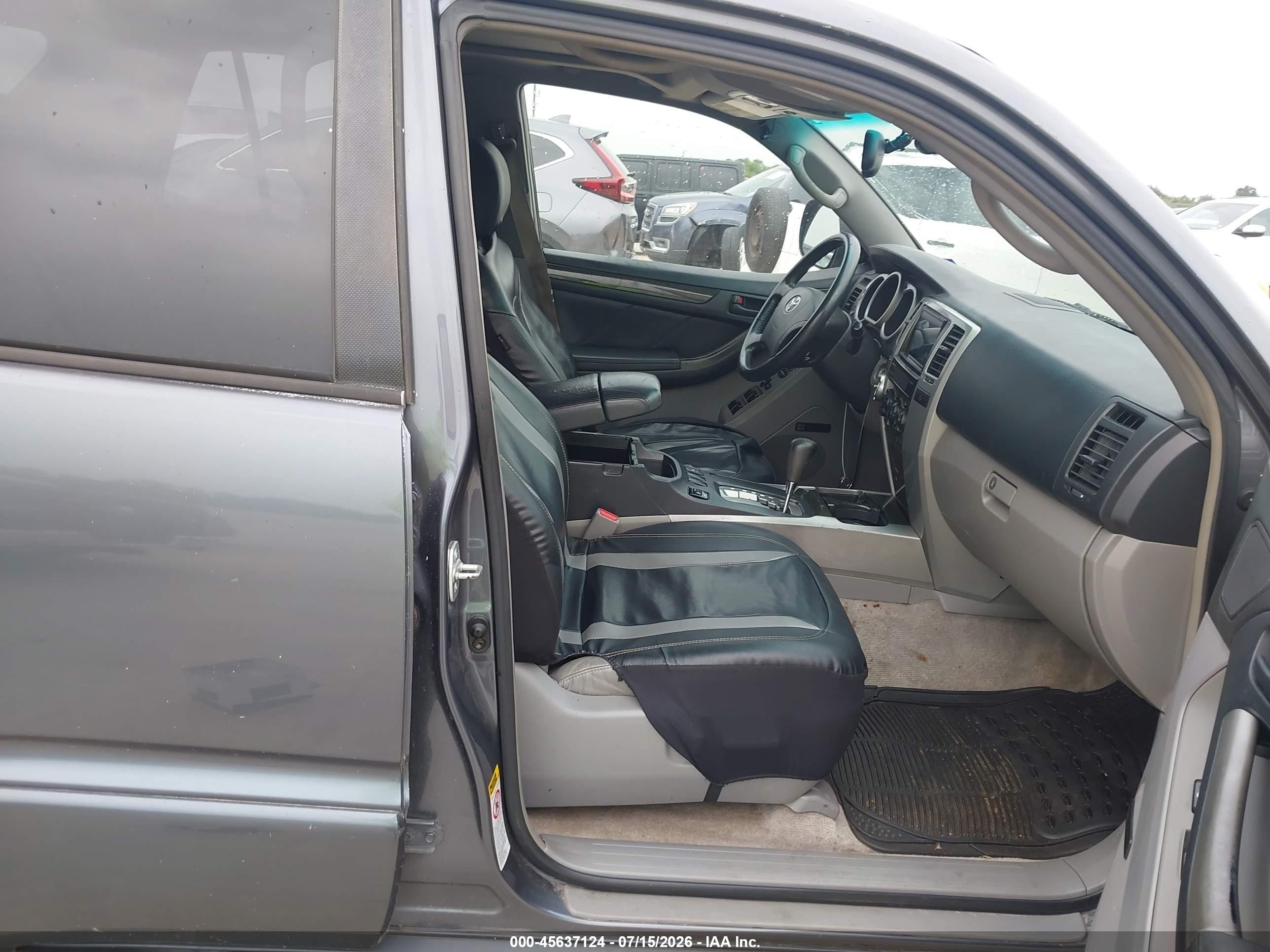 2004 Toyota 4runner Limited V6 Gray vin: JTEBU17R140051466