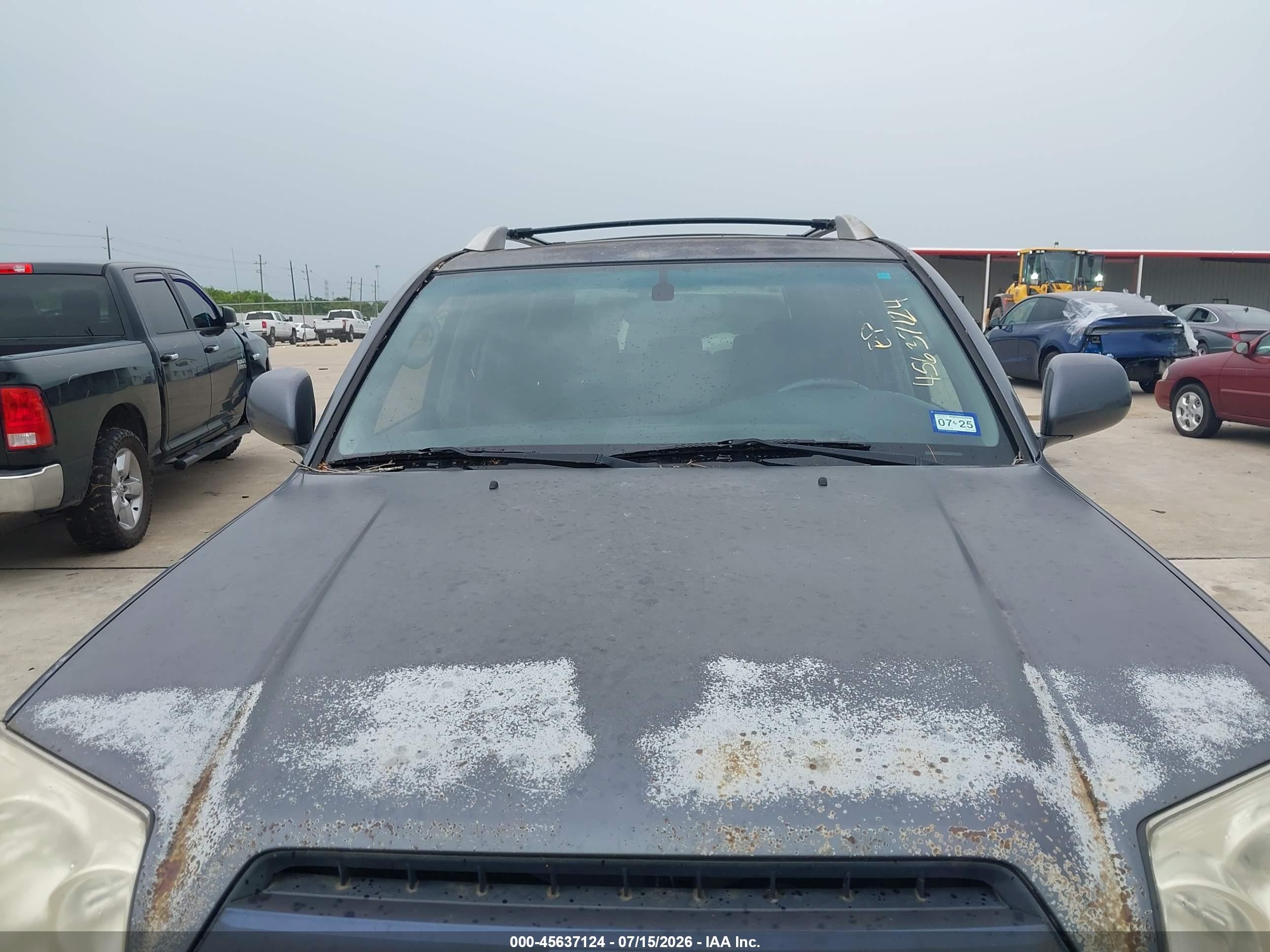 2004 Toyota 4runner Limited V6 Gray vin: JTEBU17R140051466