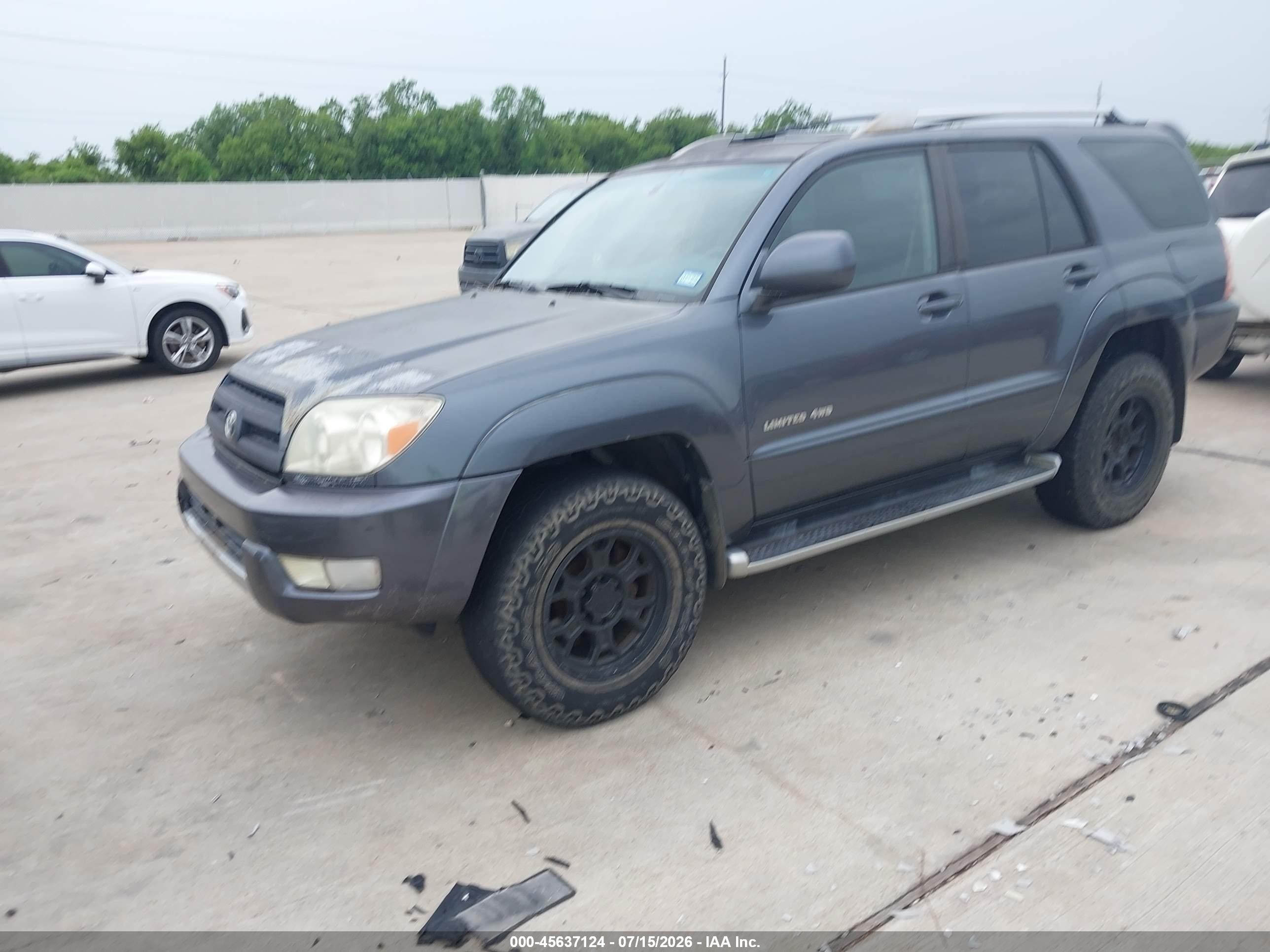 2004 Toyota 4runner Limited V6 Gray vin: JTEBU17R140051466