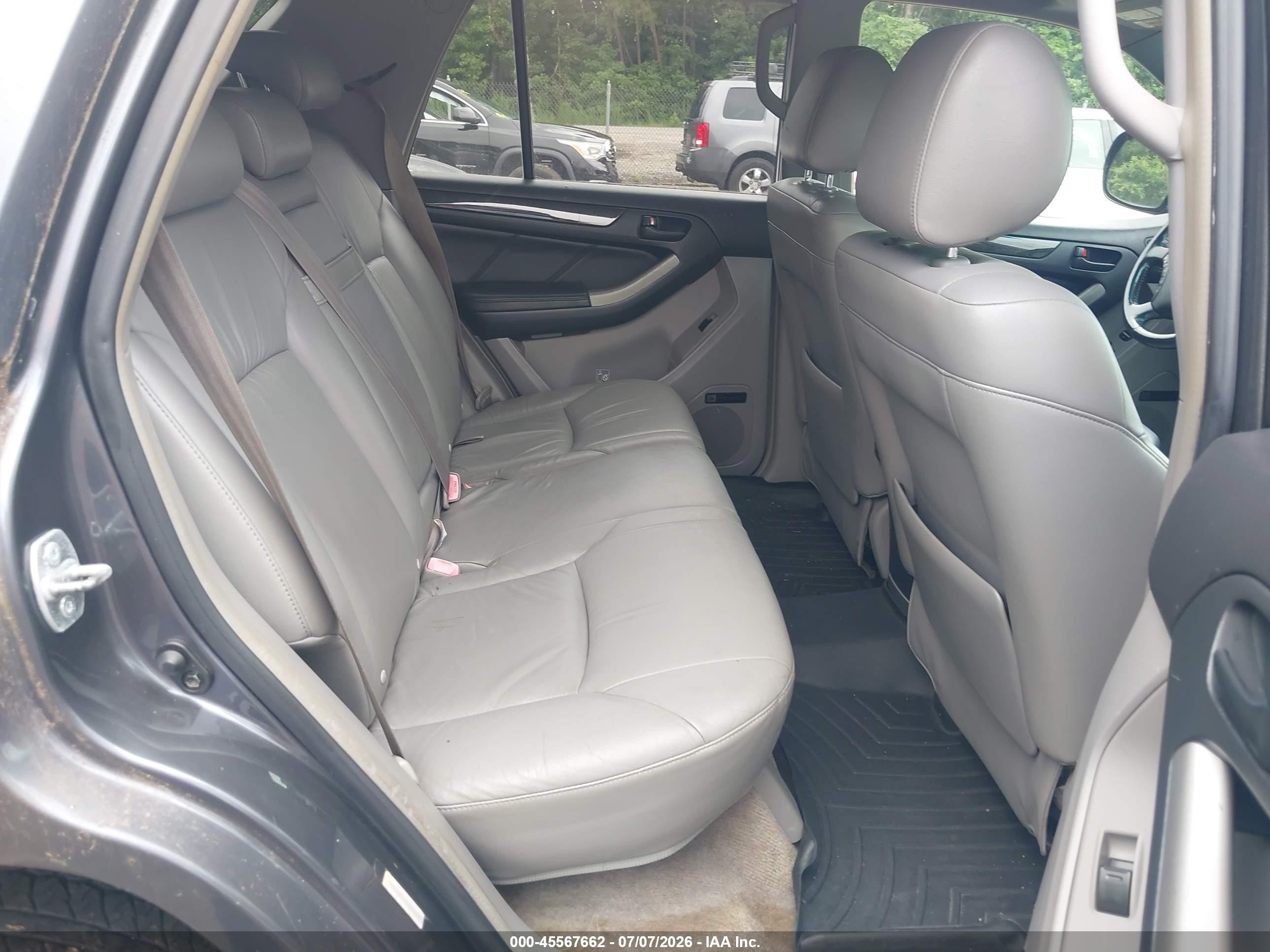 2005 Toyota 4runner Limited V6 Gray vin: JTEBU17R158044097