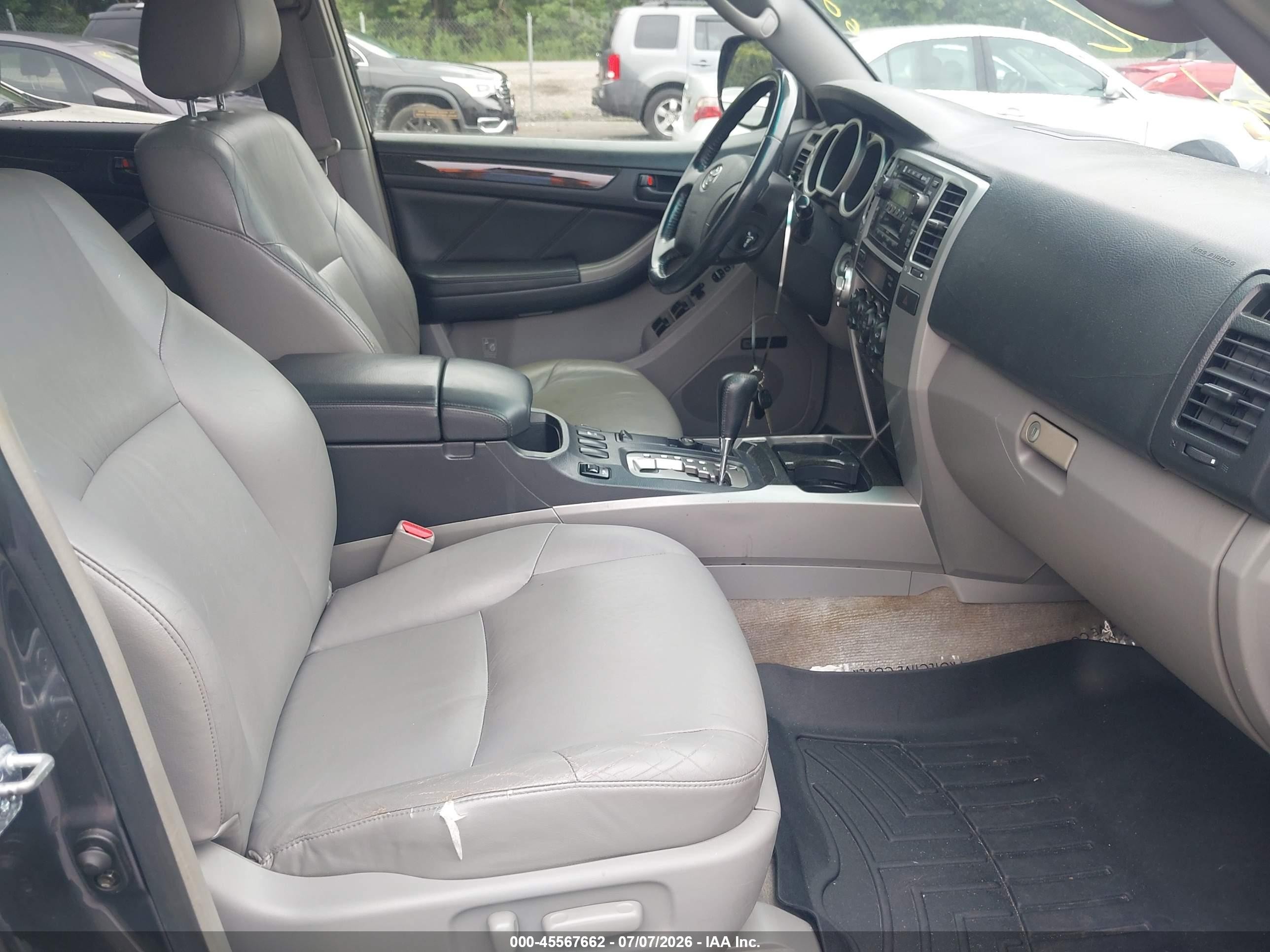 2005 Toyota 4runner Limited V6 Gray vin: JTEBU17R158044097