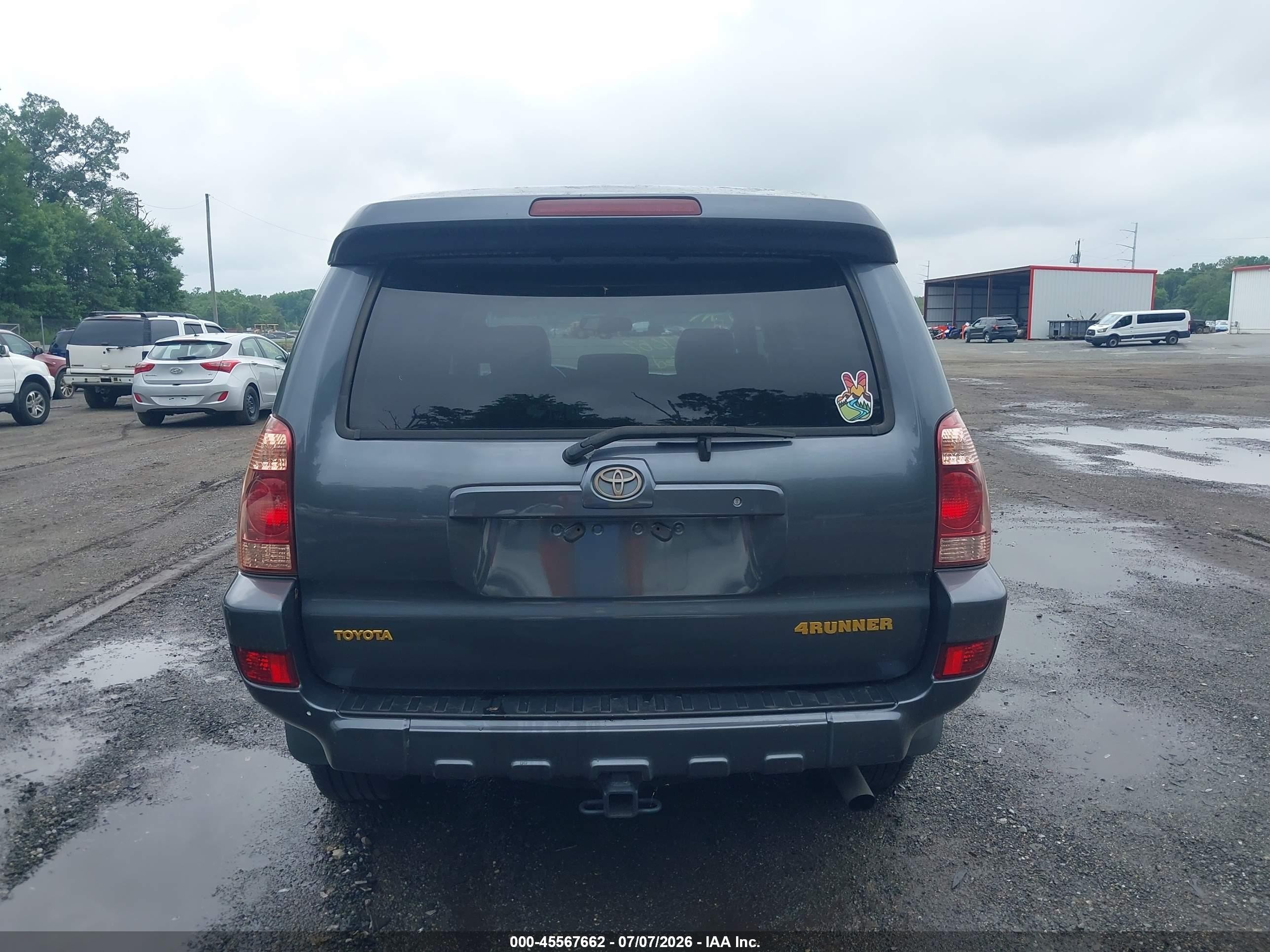2005 Toyota 4runner Limited V6 Gray vin: JTEBU17R158044097