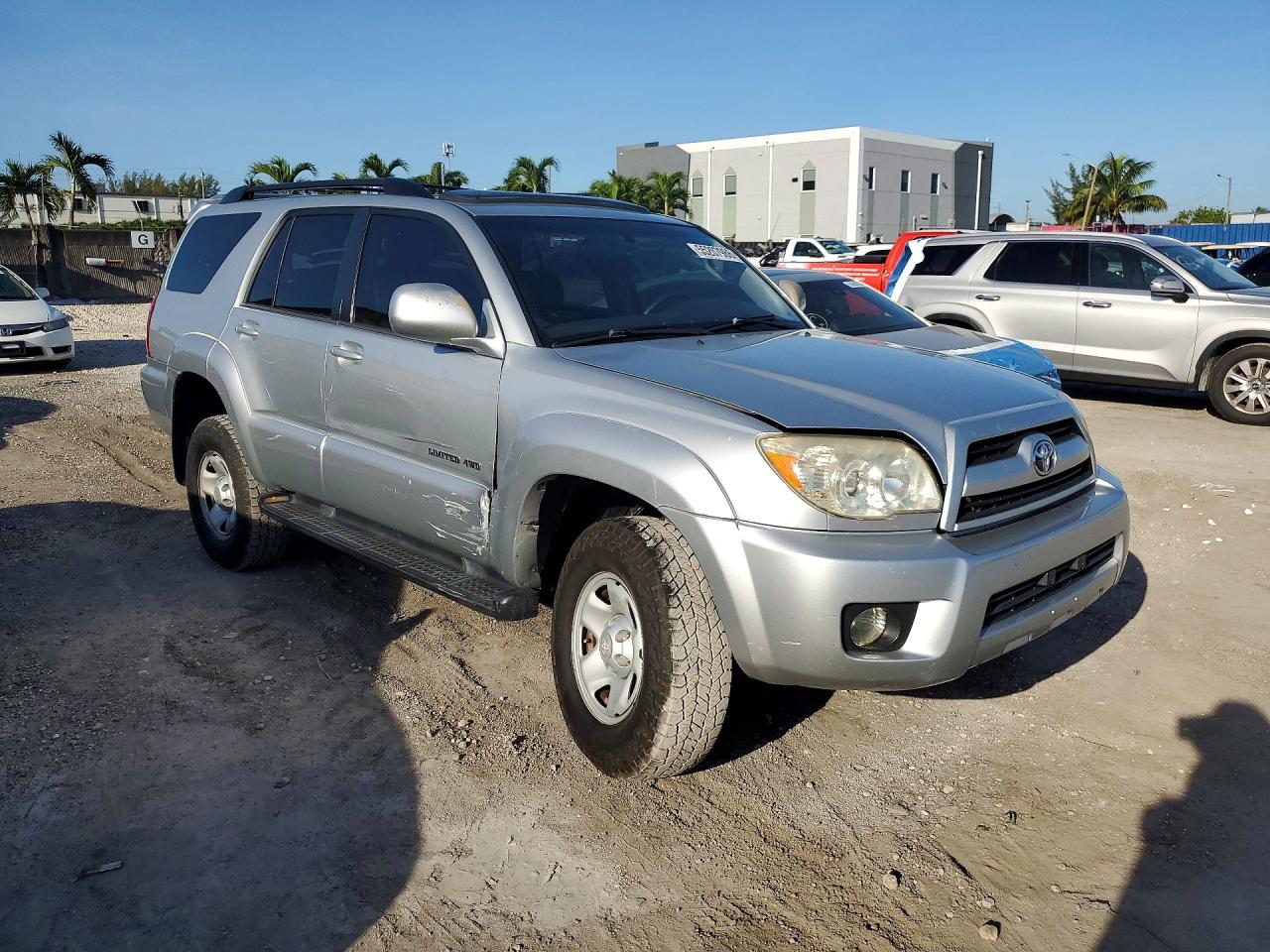 2007 Toyota 4runner Limited Silver vin: JTEBU17R170108978