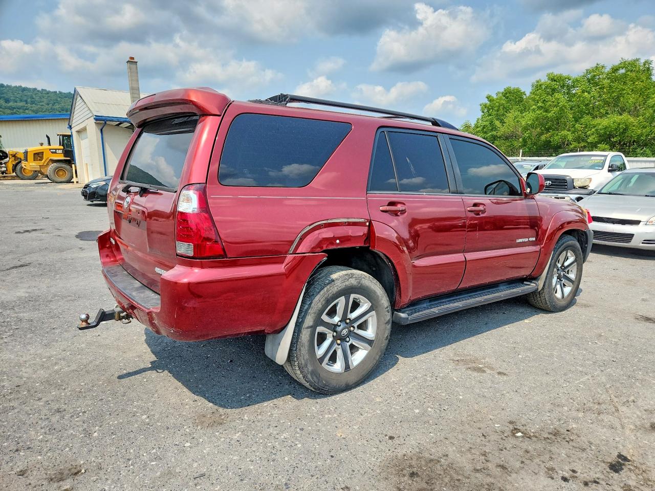 2007 Toyota 4runner Limited Burgundy vin: JTEBU17R178104348