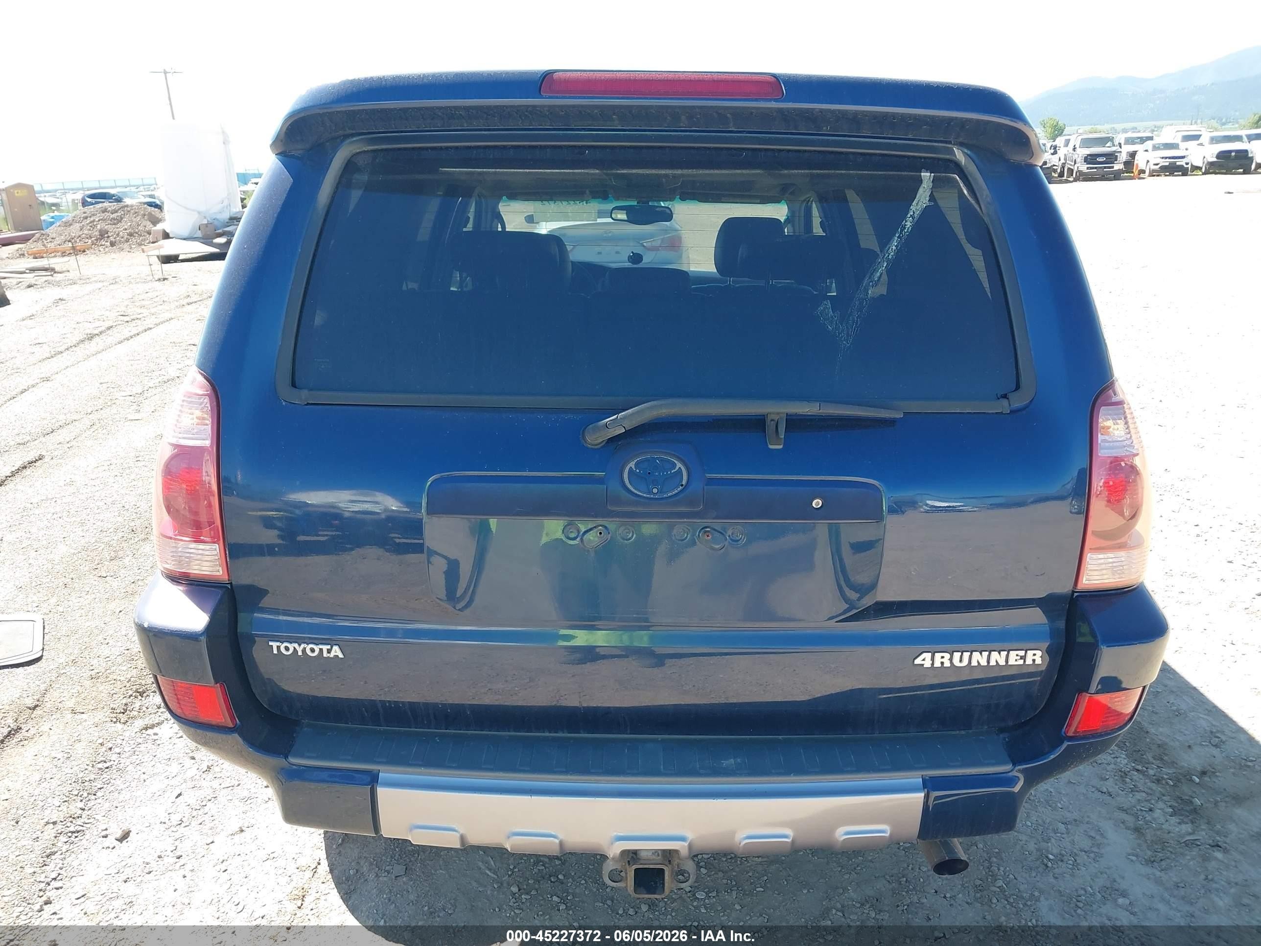 2003 Toyota 4runner Limited V6 Синий vin: JTEBU17R238006987