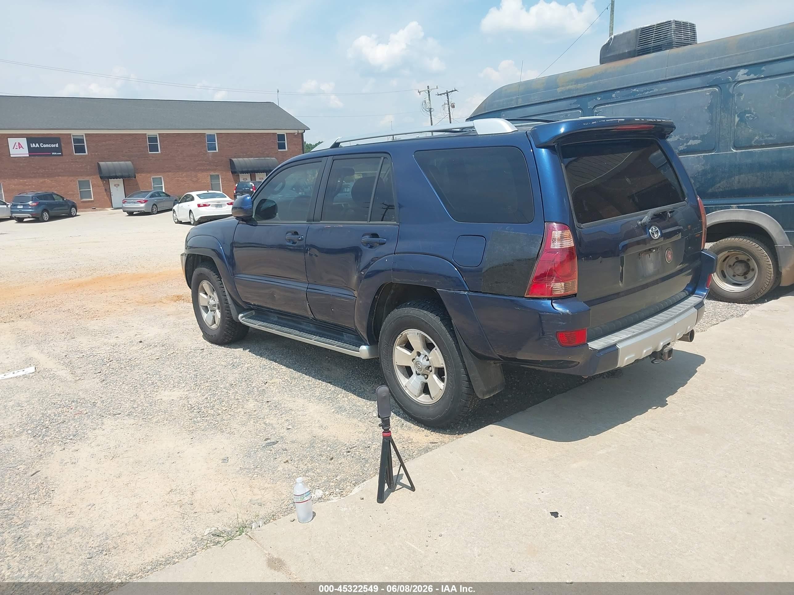 2004 Toyota 4runner Limited V6 Blue vin: JTEBU17R248021992