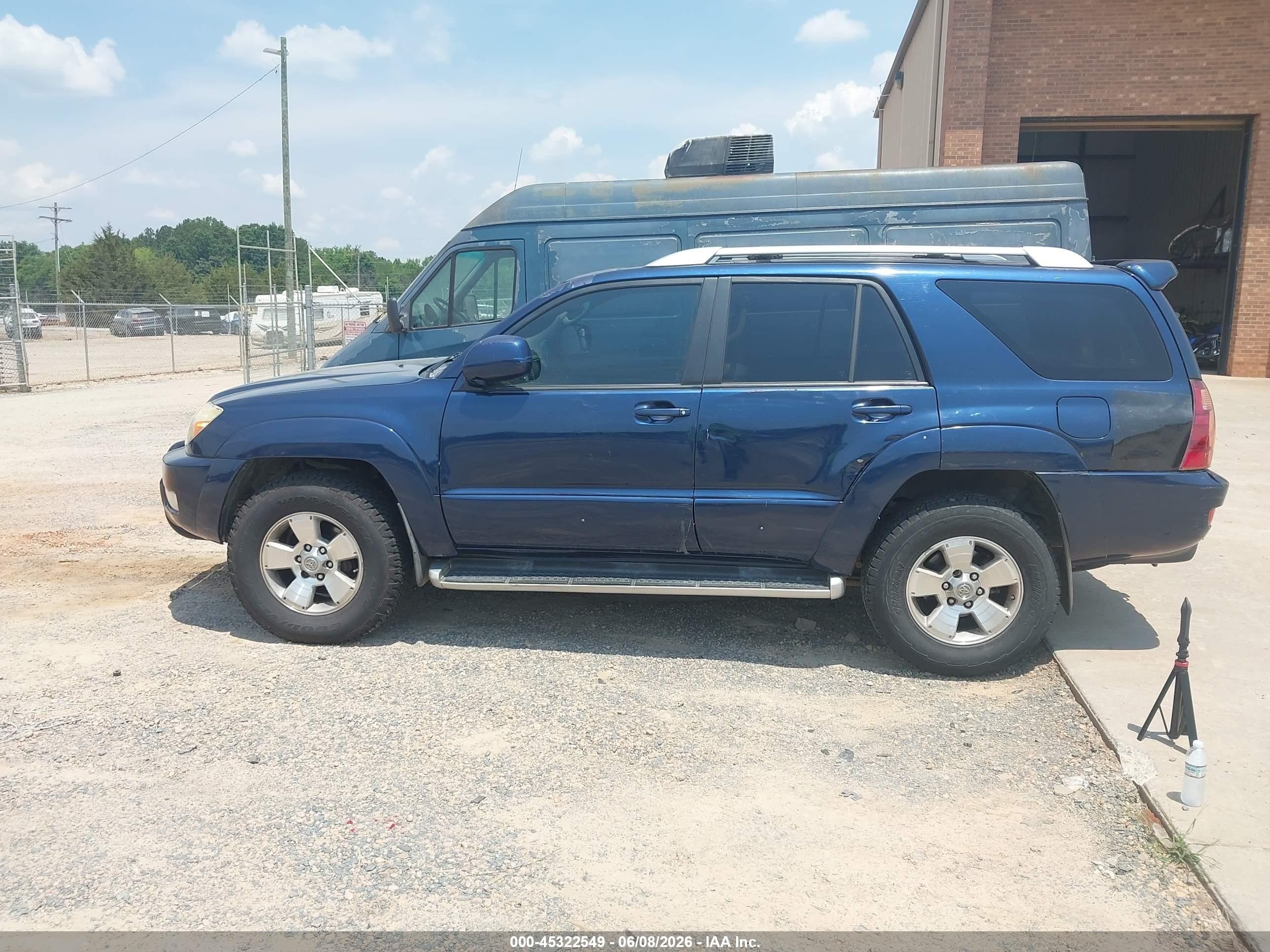 2004 Toyota 4runner Limited V6 Blue vin: JTEBU17R248021992