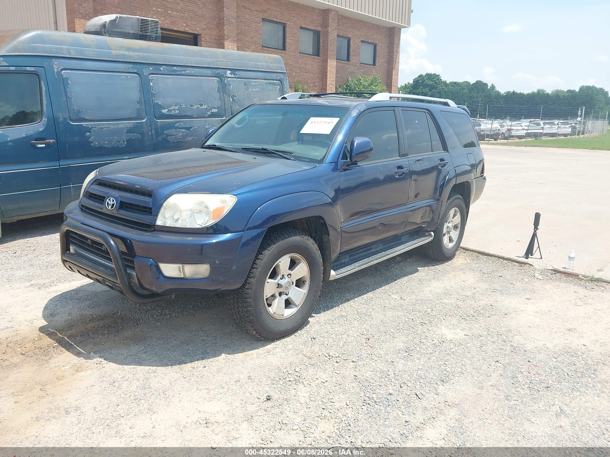 2004 Toyota 4runner Limited V6 Blue vin: JTEBU17R248021992
