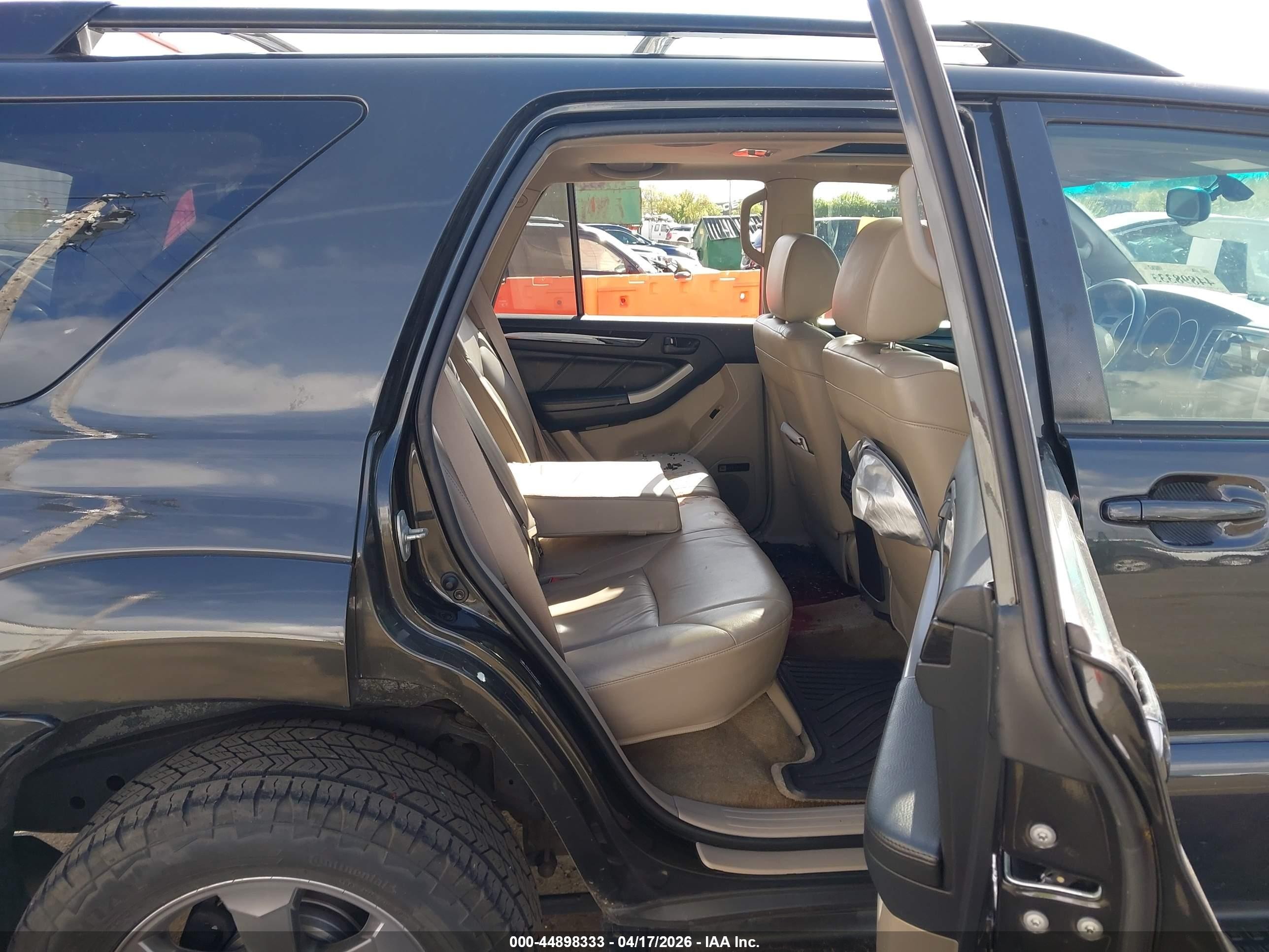 2006 Toyota 4runner Limited V6 Black vin: JTEBU17R268053859