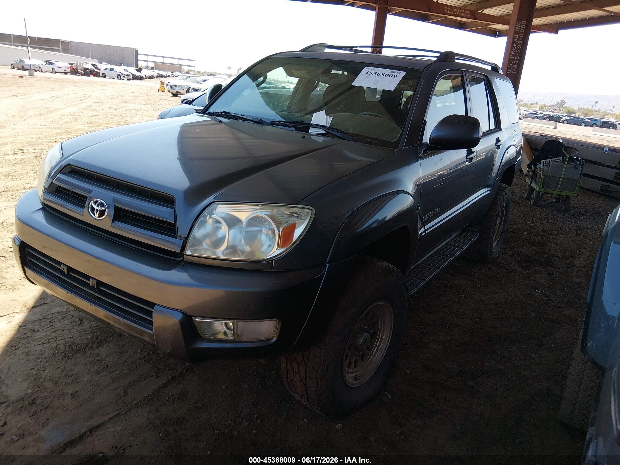 2005 Toyota 4runner Limited V6 Blue vin: JTEBU17R350055861
