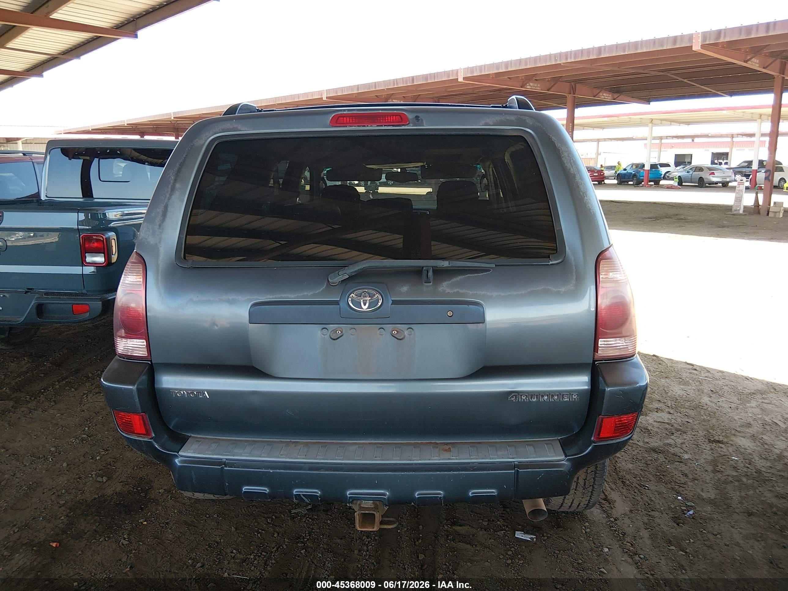 2005 Toyota 4runner Limited V6 Blue vin: JTEBU17R350055861