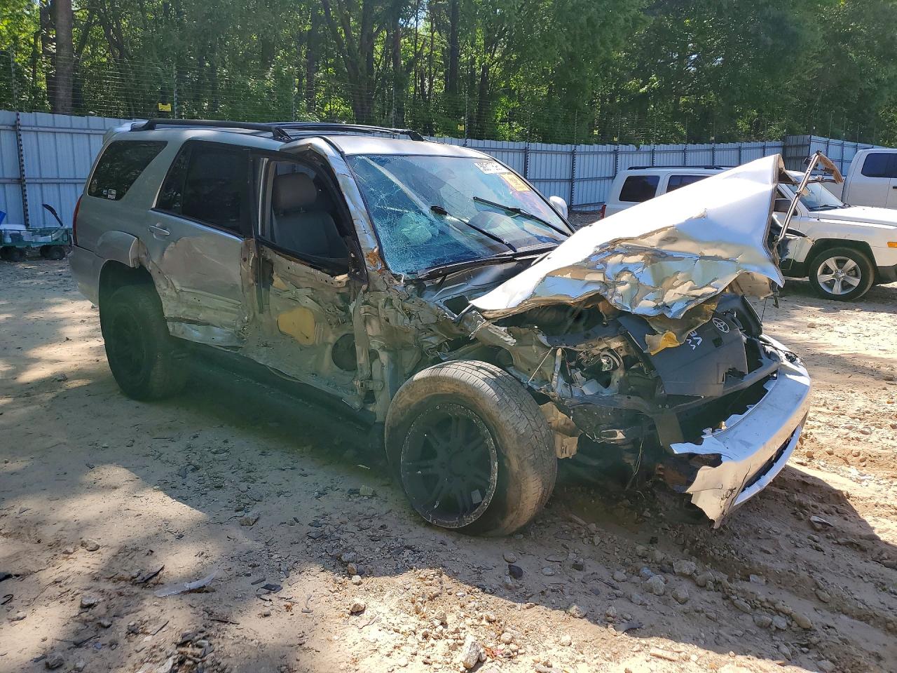 2006 Toyota 4runner Limited Silver vin: JTEBU17R360103845
