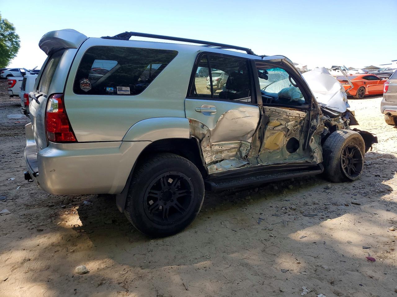 2006 Toyota 4runner Limited Silver vin: JTEBU17R360103845