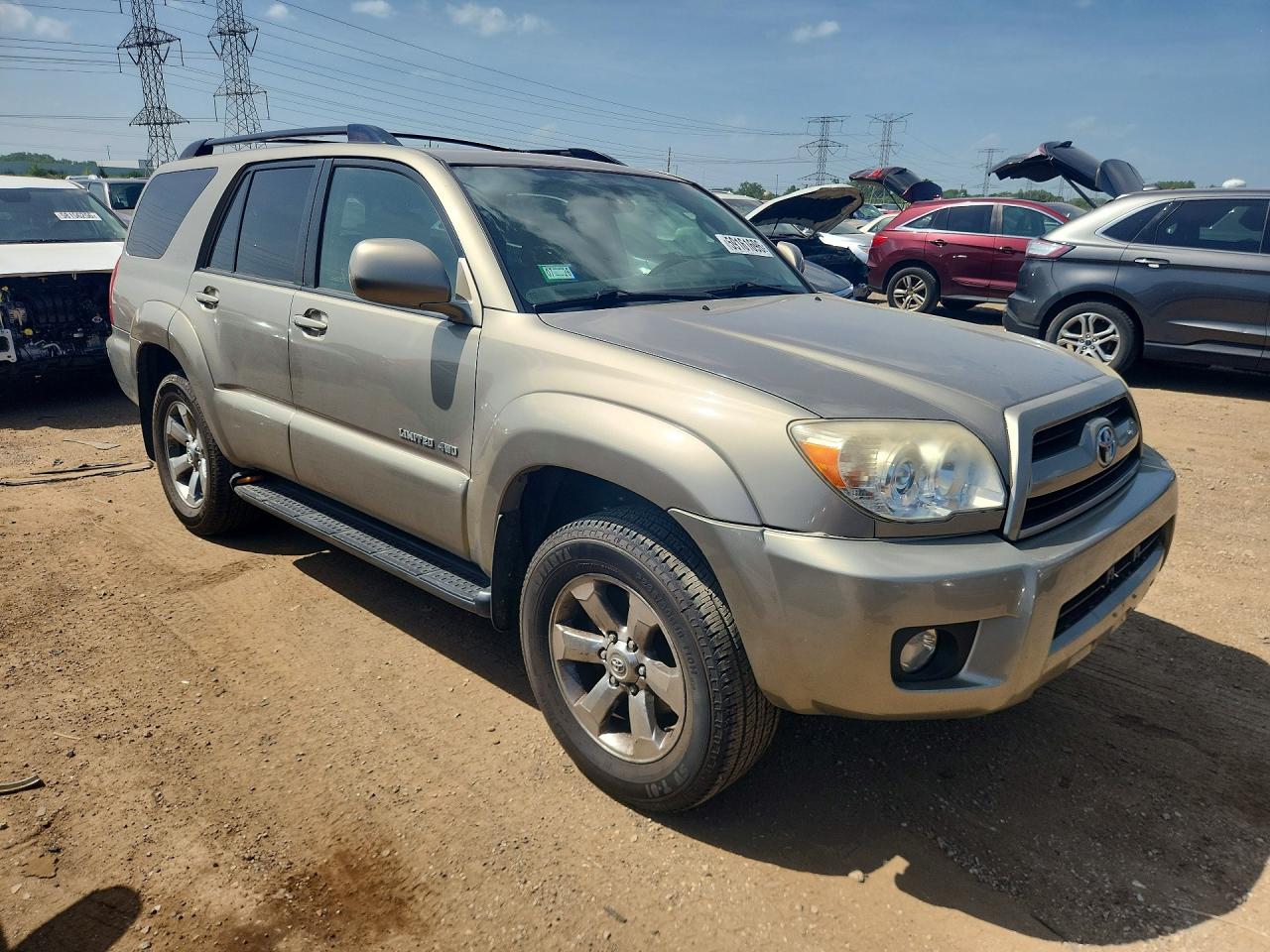 2007 Toyota 4runner Limited Beige vin: JTEBU17R370121909