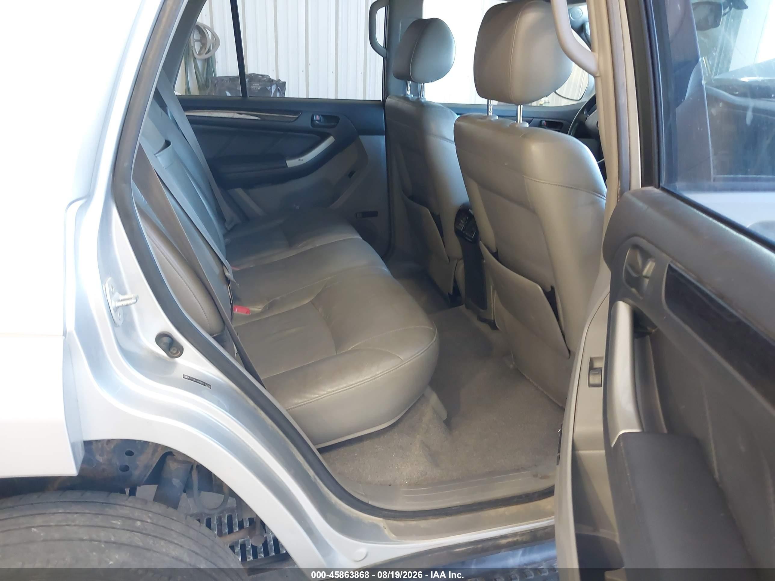 2008 Toyota 4runner Limited V6 Silver vin: JTEBU17R380132202