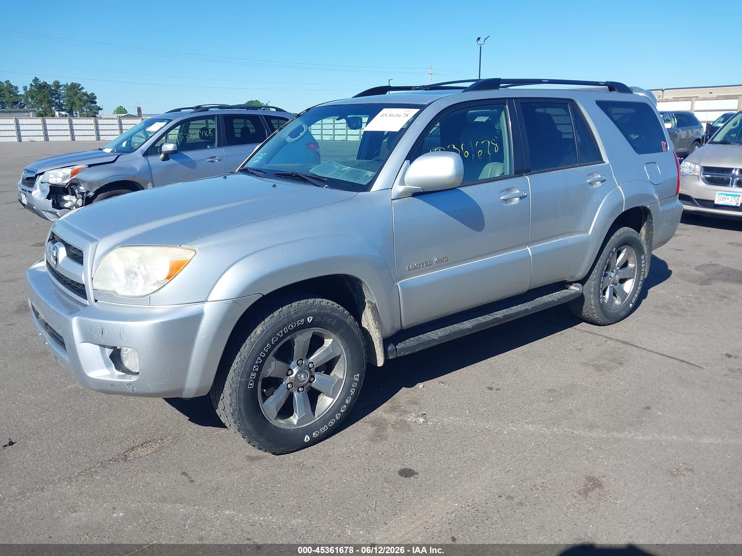 2008 Toyota 4runner Limited V6 Серебряный vin: JTEBU17R38K027972