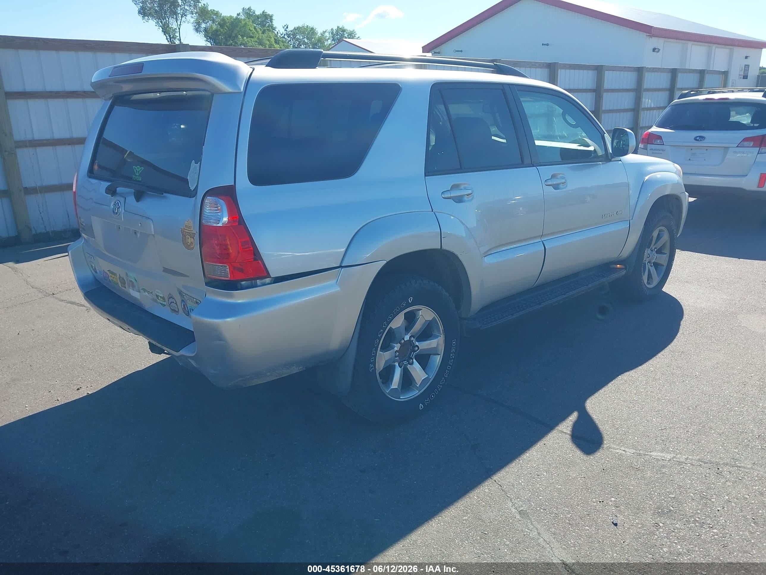 2008 Toyota 4runner Limited V6 Серебряный vin: JTEBU17R38K027972