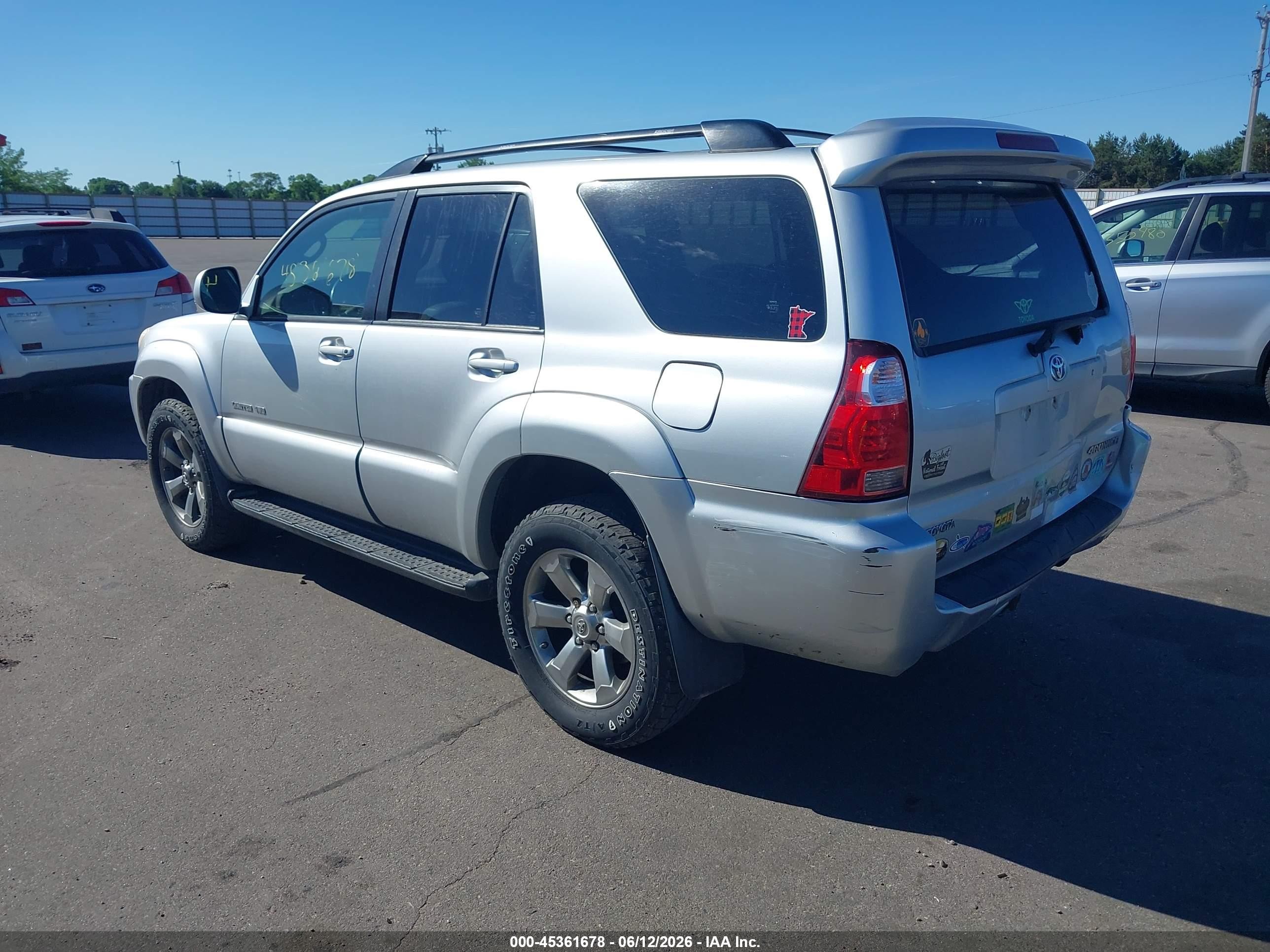 2008 Toyota 4runner Limited V6 Серебряный vin: JTEBU17R38K027972