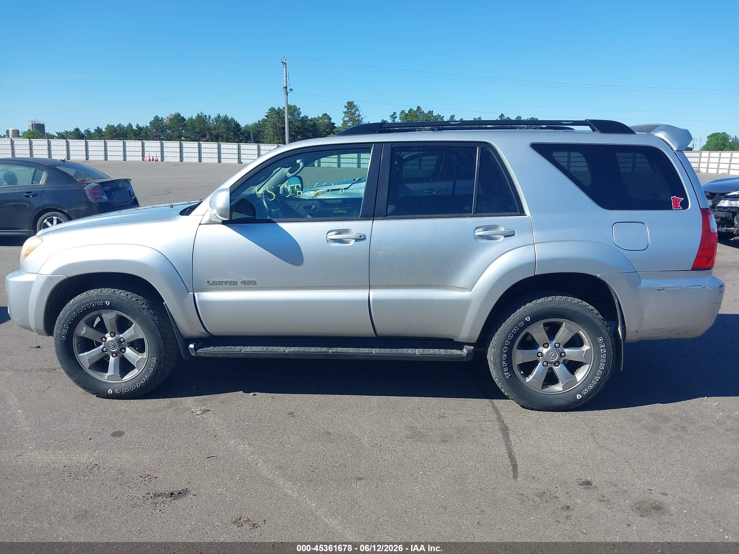 2008 Toyota 4runner Limited V6 Серебряный vin: JTEBU17R38K027972