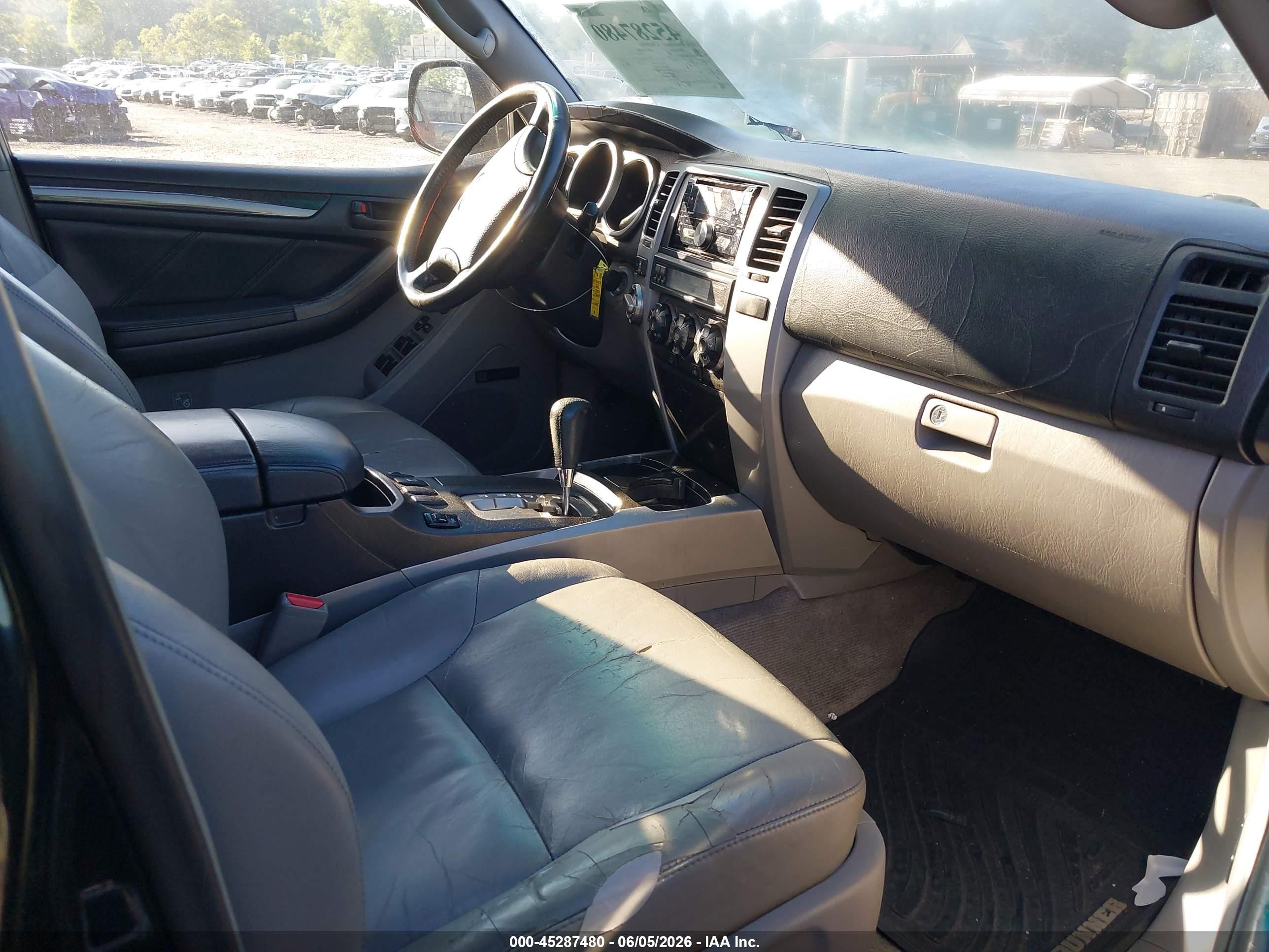 2003 Toyota 4runner Limited V6 Black vin: JTEBU17R430020131