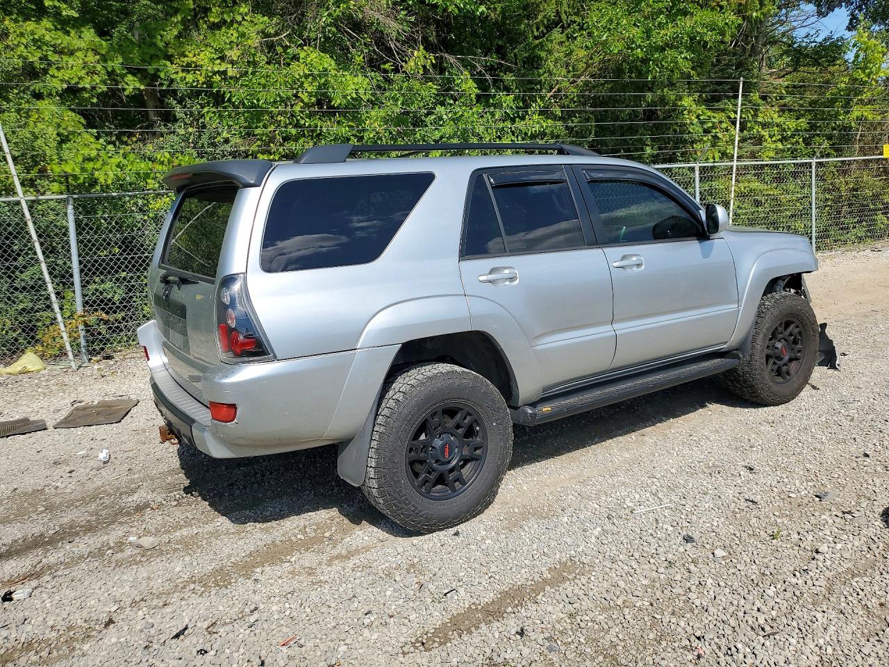 2005 Toyota 4runner Limited Silver vin: JTEBU17R458039072