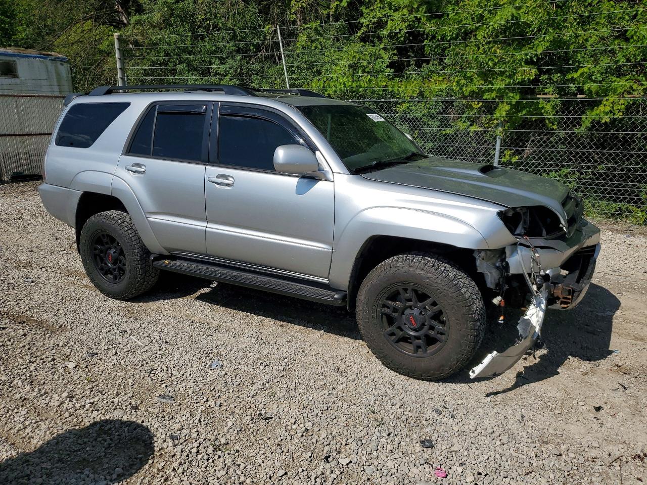 2005 Toyota 4runner Limited Silver vin: JTEBU17R458039072
