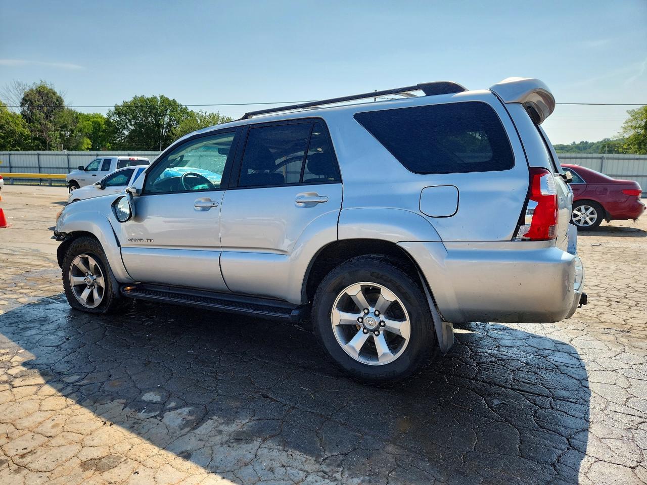 2008 Toyota 4runner Limited Silver vin: JTEBU17R480130524