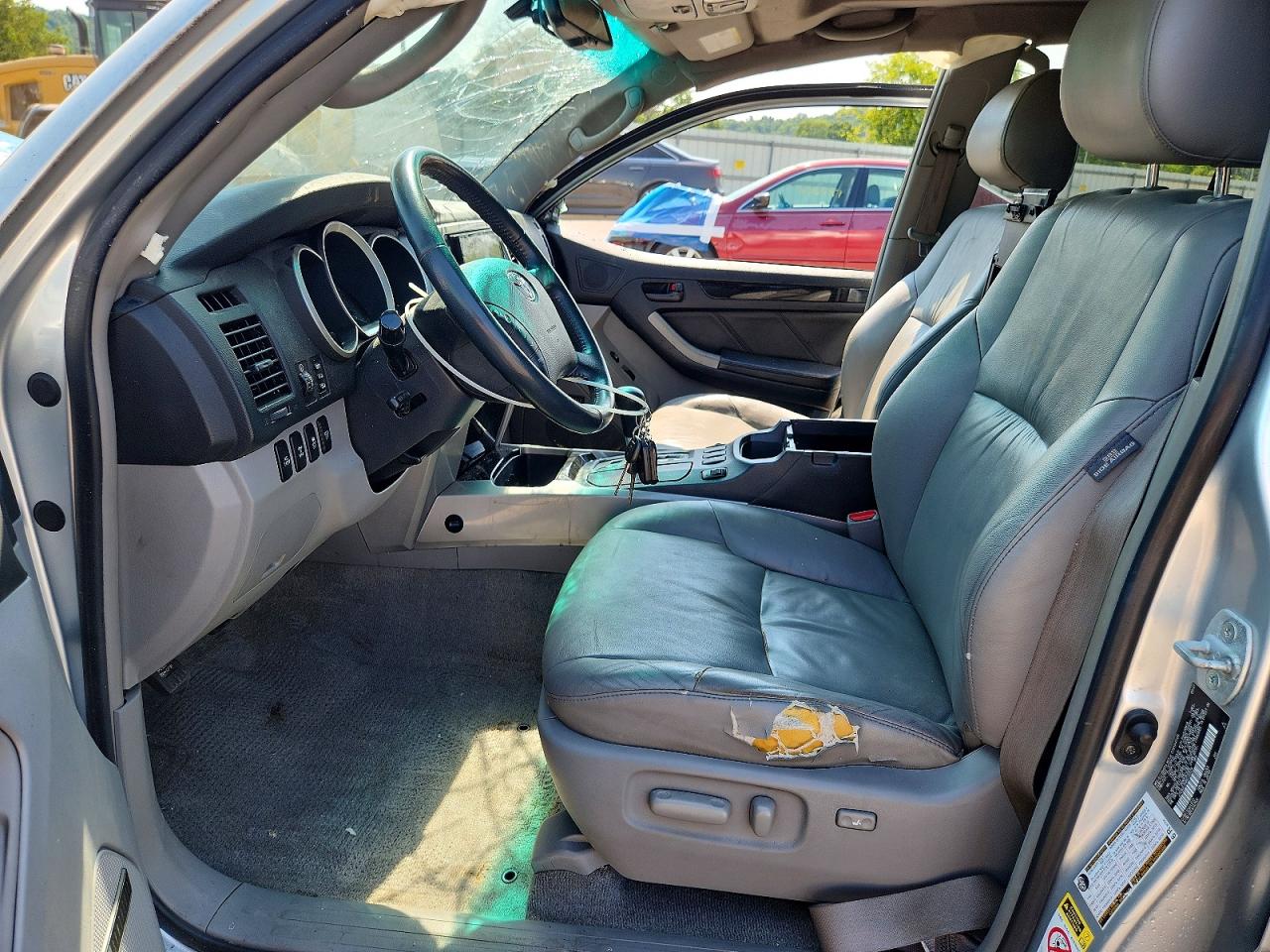 2008 Toyota 4runner Limited Silver vin: JTEBU17R480130524