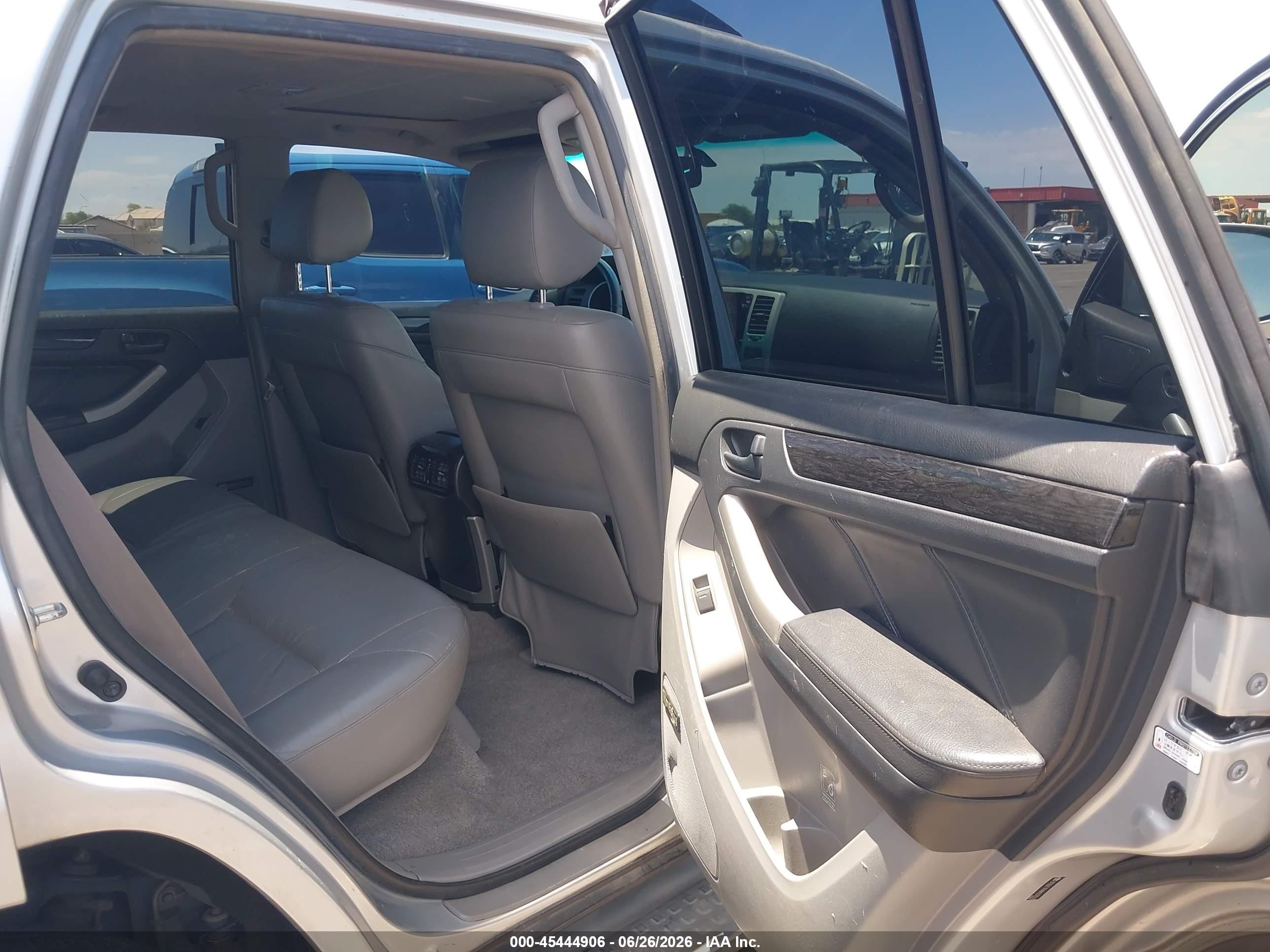 2008 Toyota 4runner Limited V6 Silver vin: JTEBU17R48K003518