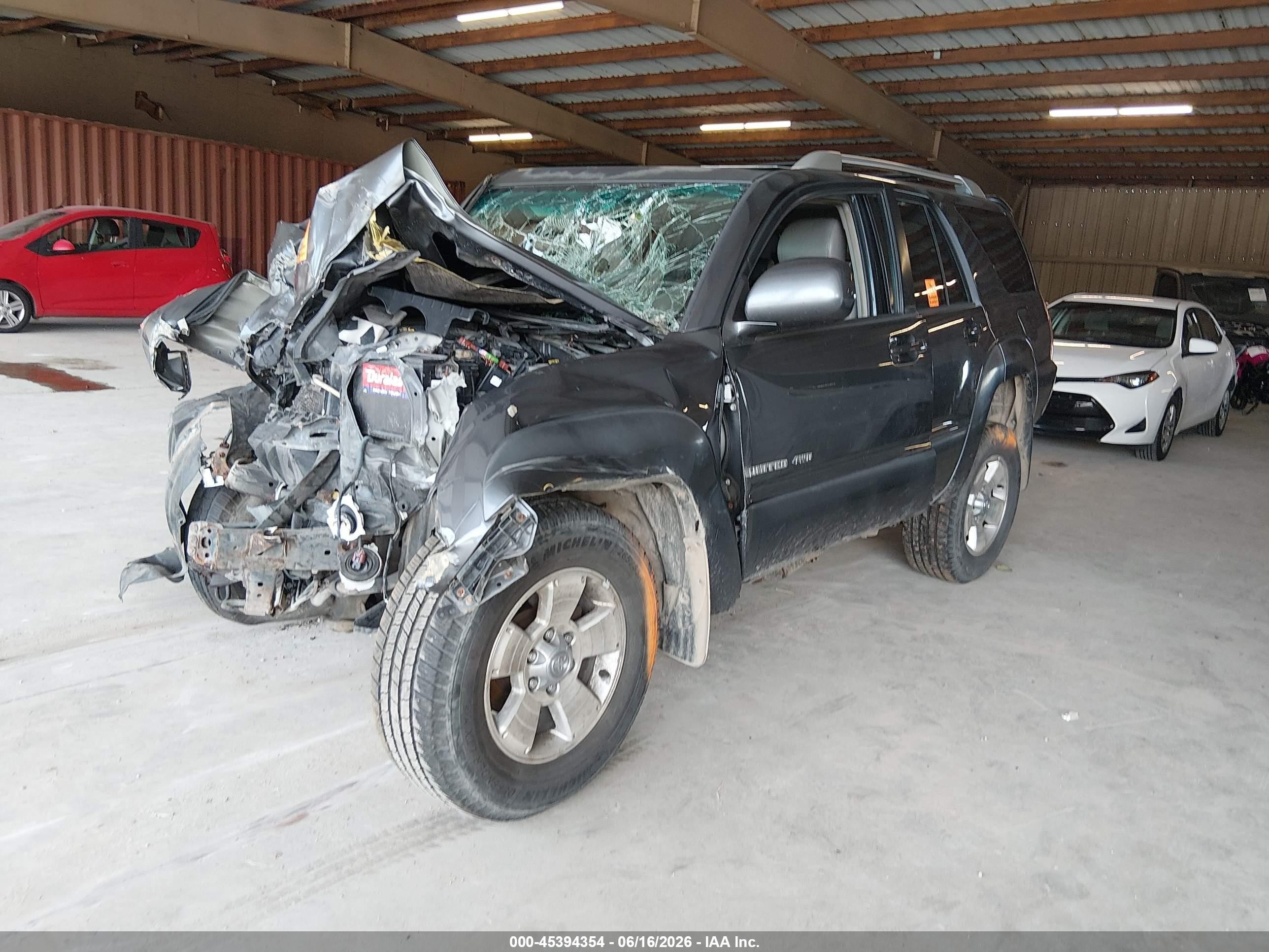 2003 Toyota 4runner Limited V6 Gray vin: JTEBU17R538001511