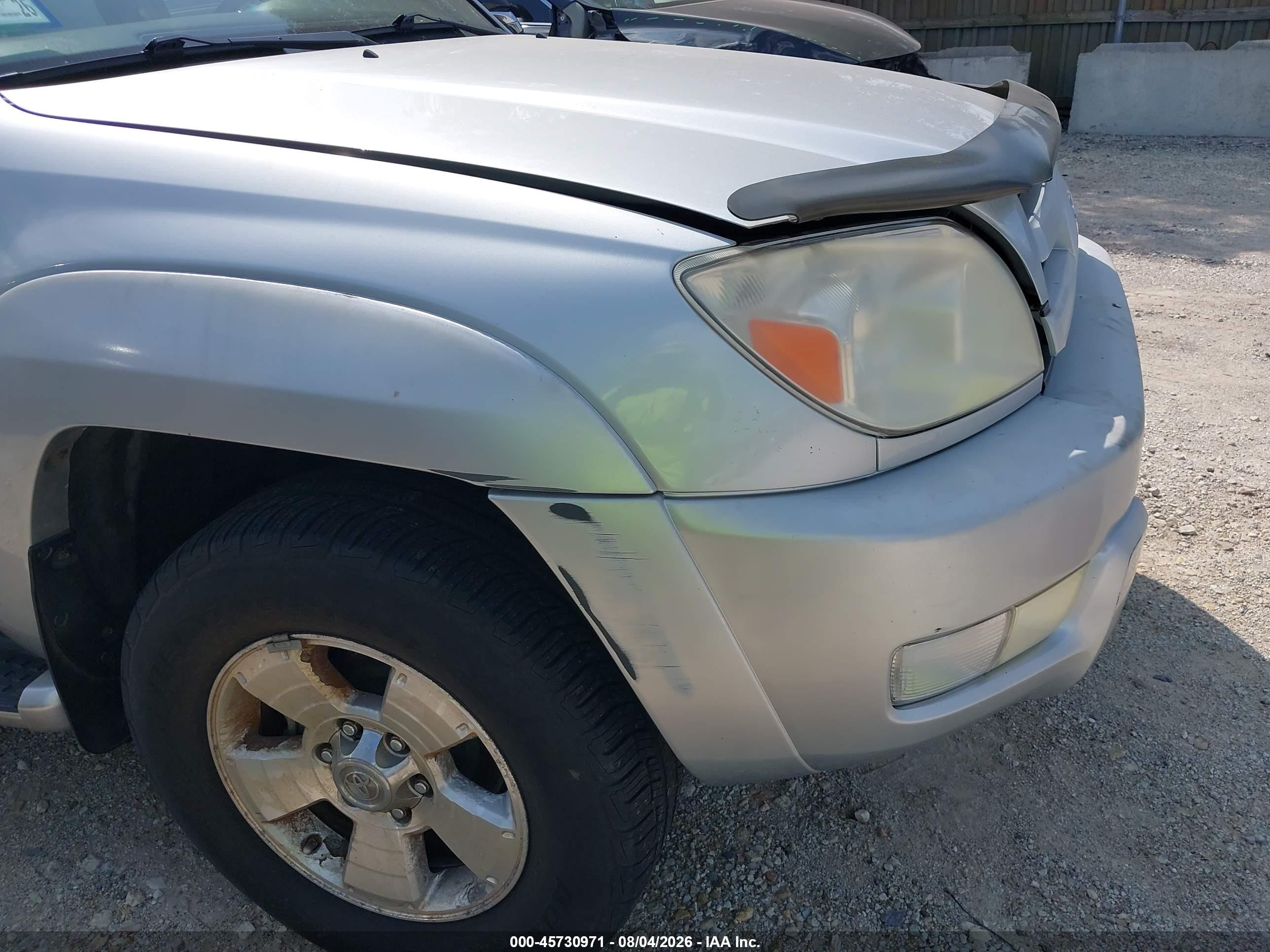 2004 Toyota 4runner Limited V6 Silver vin: JTEBU17R540040292