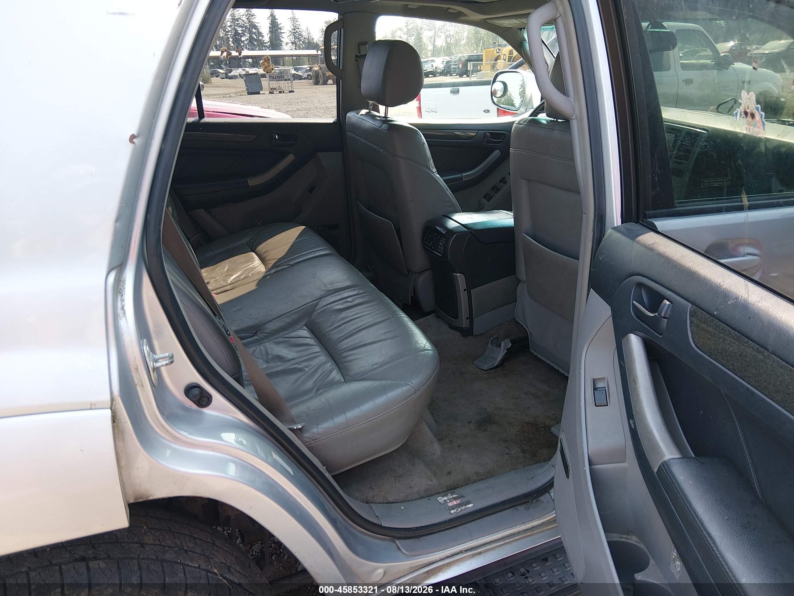 2005 Toyota 4runner Limited V6 Silver vin: JTEBU17R558030252