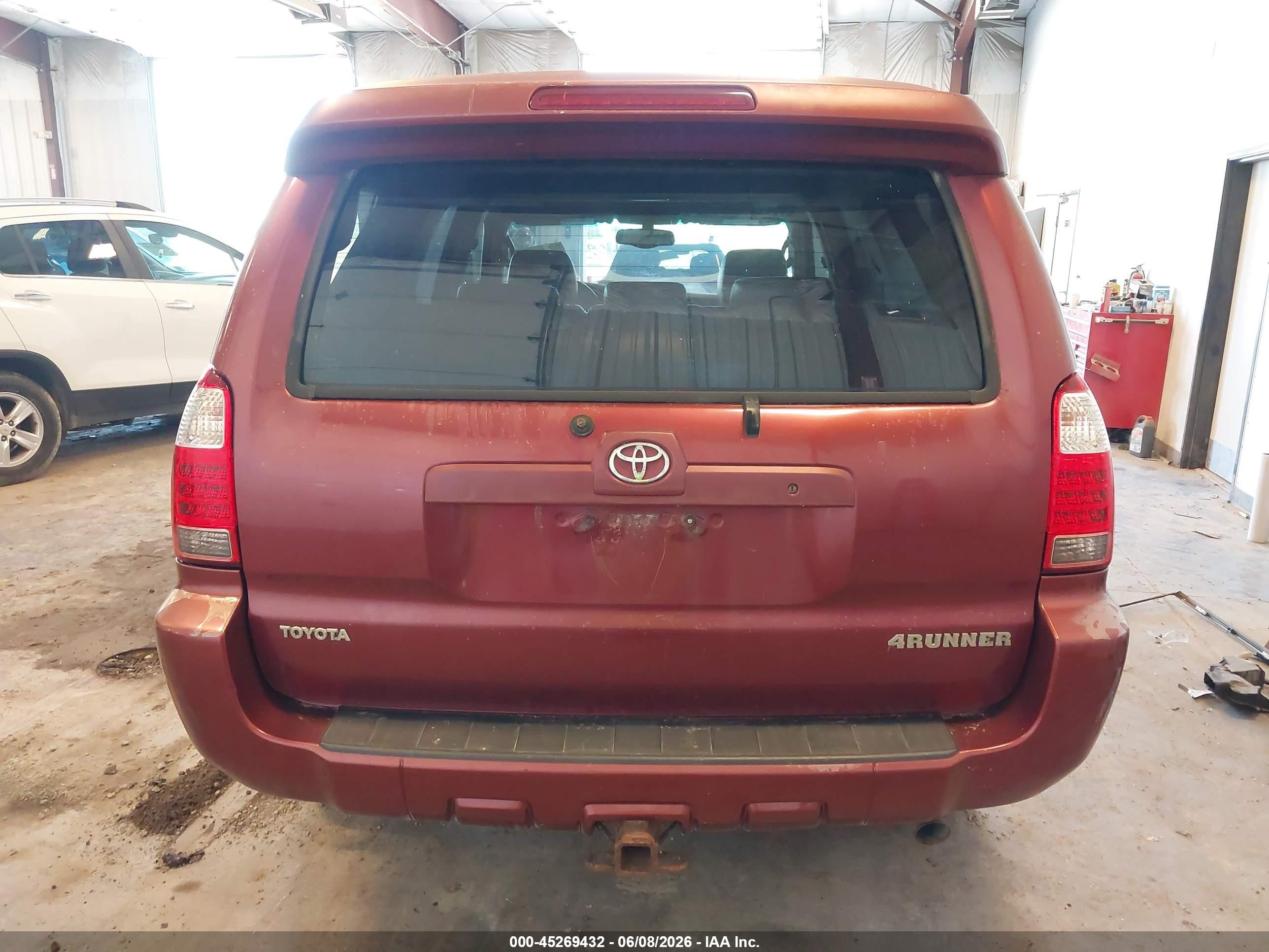 2006 Toyota 4runner Limited V6 Красный vin: JTEBU17R568068274