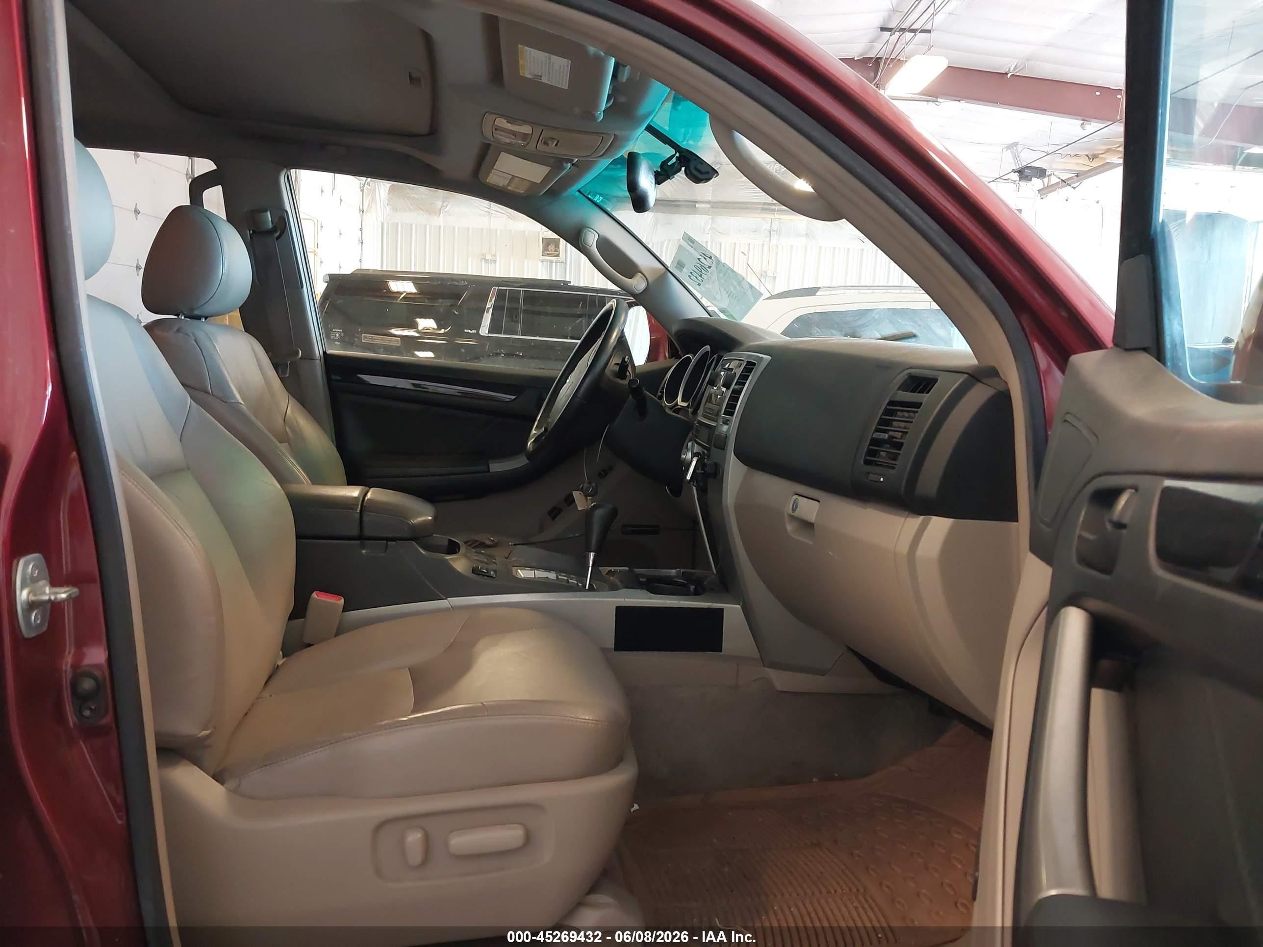 2006 Toyota 4runner Limited V6 Красный vin: JTEBU17R568068274