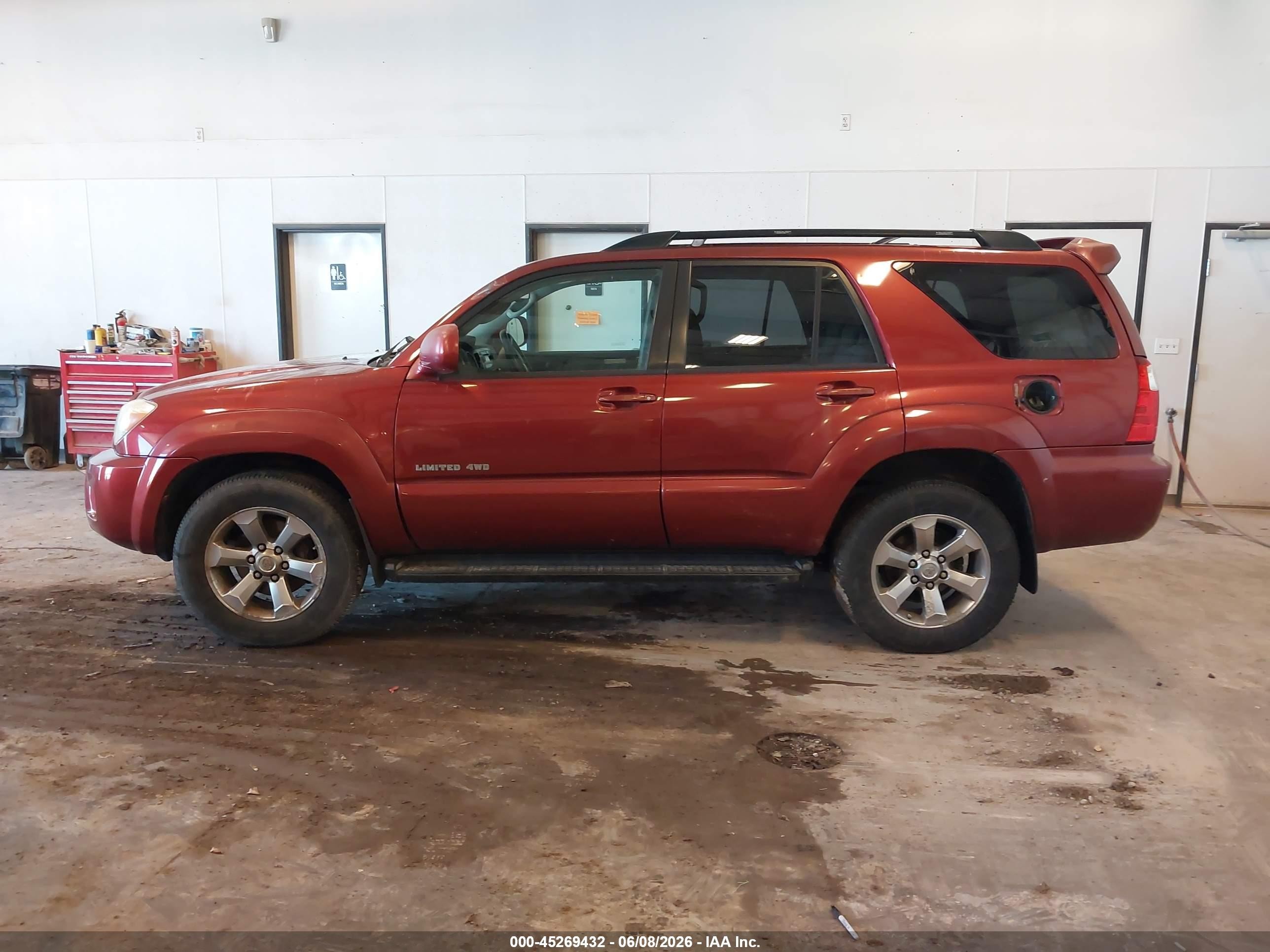2006 Toyota 4runner Limited V6 Красный vin: JTEBU17R568068274