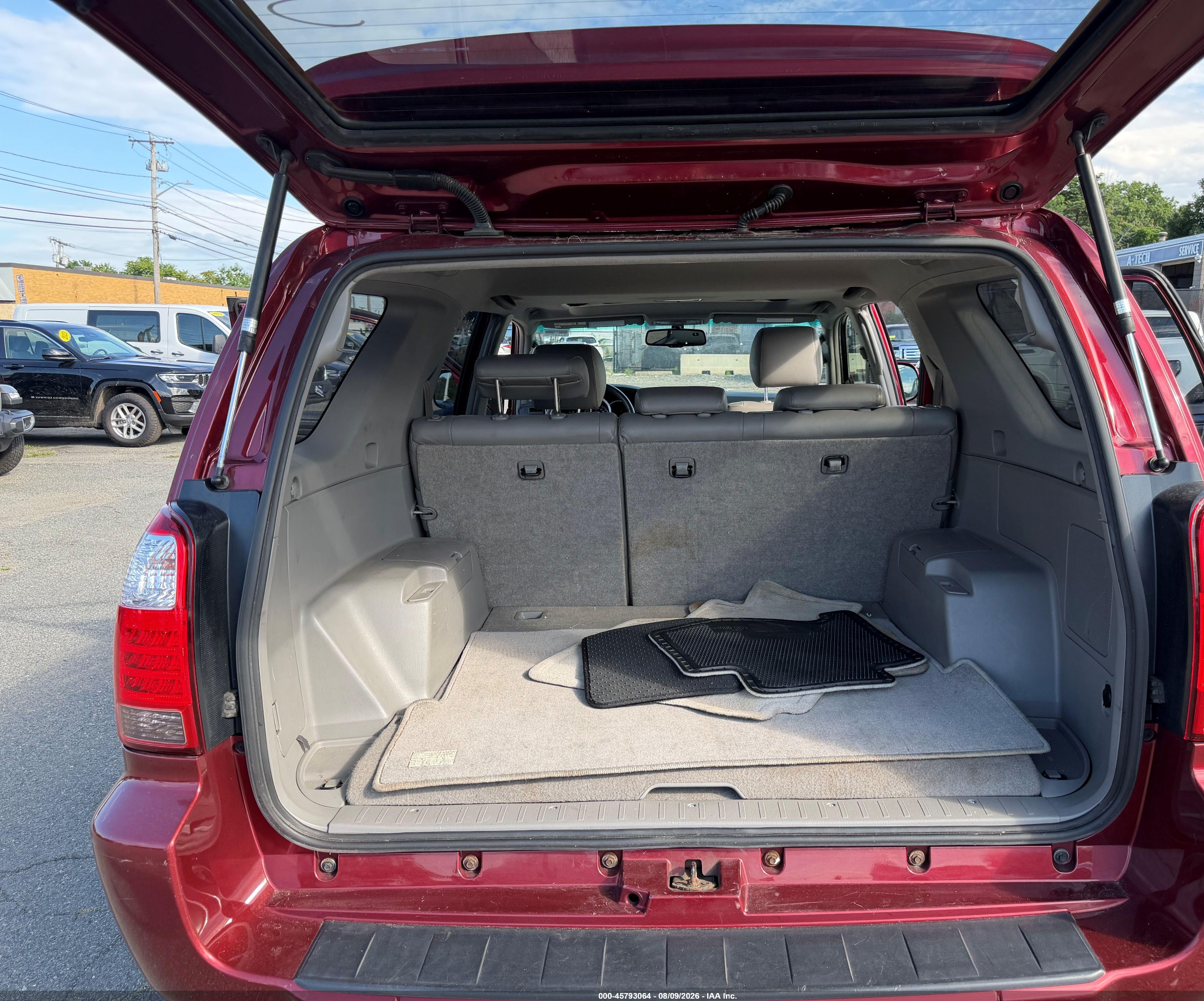 2007 Toyota 4runner Limited Maroon vin: JTEBU17R578082905