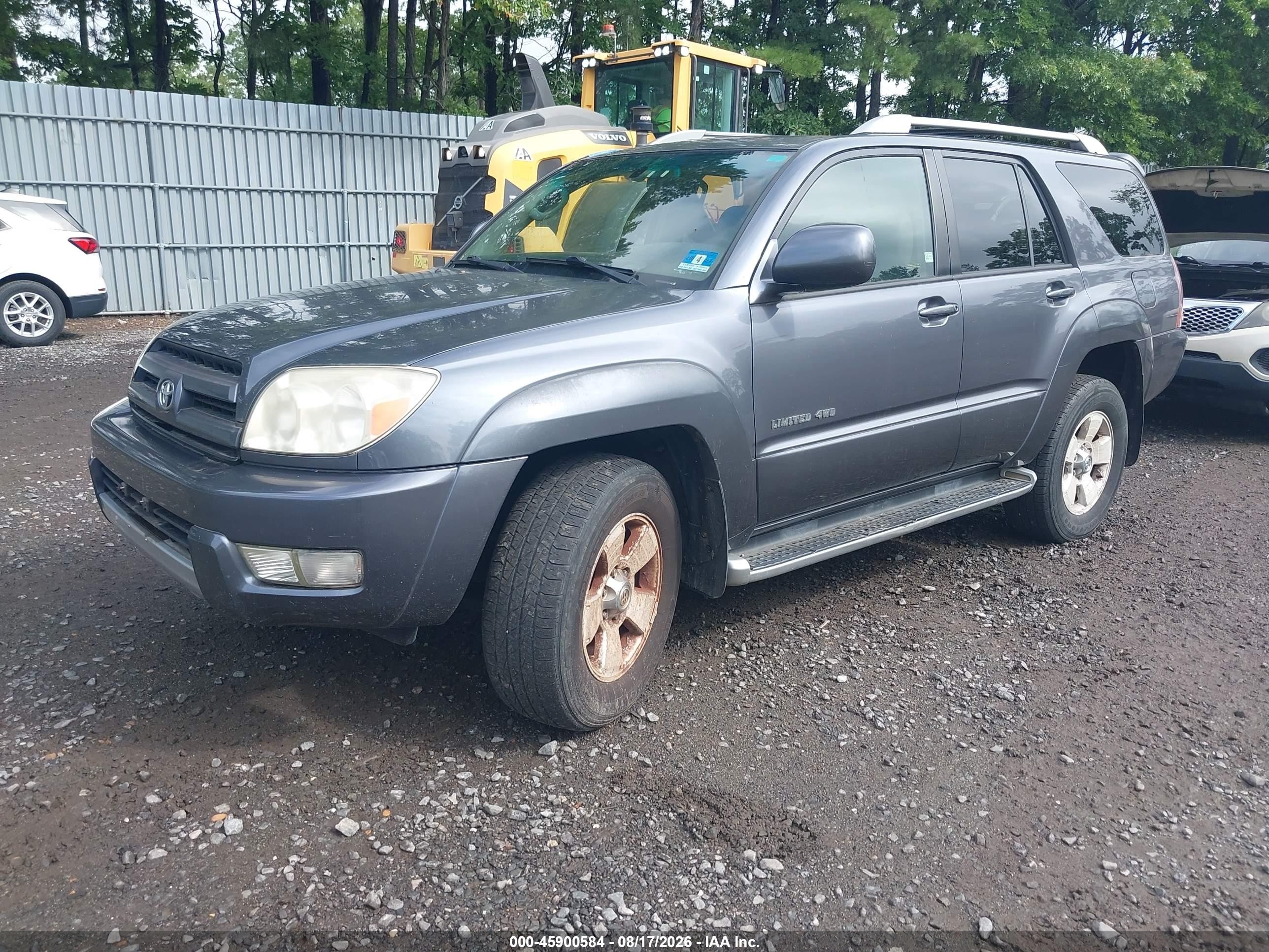 2003 Toyota 4runner Limited V6 Gray vin: JTEBU17R638005177