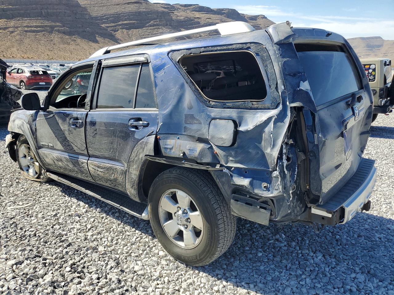 2003 Toyota 4runner Limited Blue vin: JTEBU17R638008581