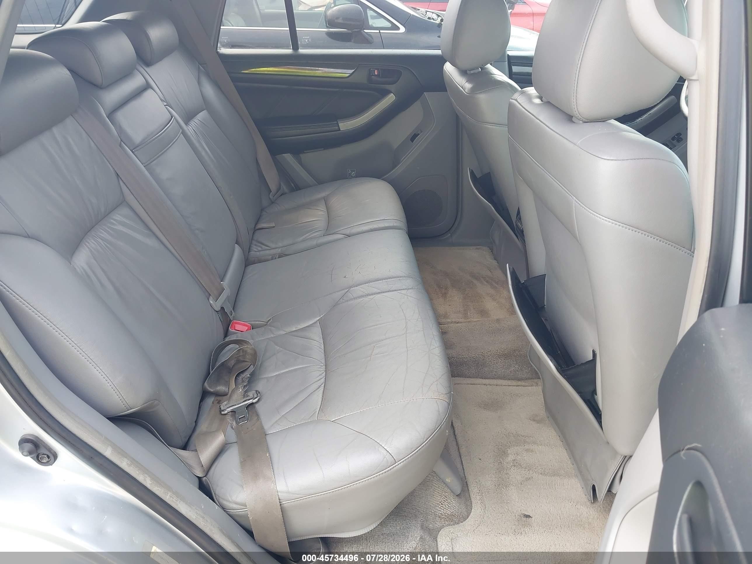 2004 Toyota 4runner Limited V6 Silver vin: JTEBU17R648011756