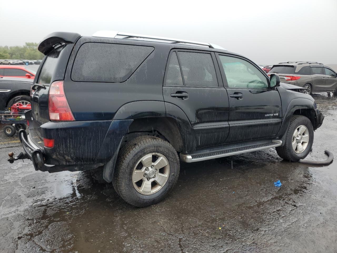 2004 Toyota 4runner Limited Black vin: JTEBU17R648020277