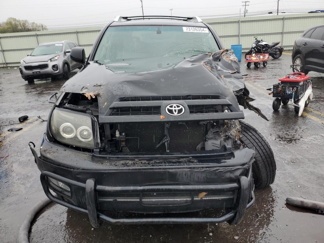 2004 Toyota 4runner Limited Black vin: JTEBU17R648020277