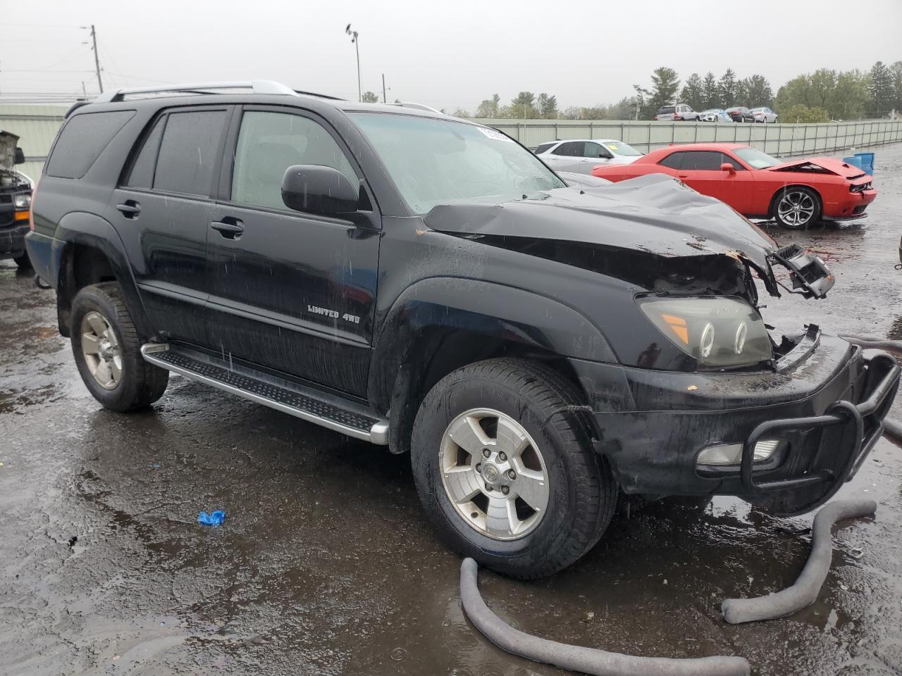 2004 Toyota 4runner Limited Black vin: JTEBU17R648020277