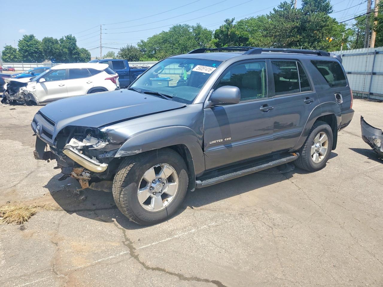 2005 Toyota 4runner Limited Gray vin: JTEBU17R650063548