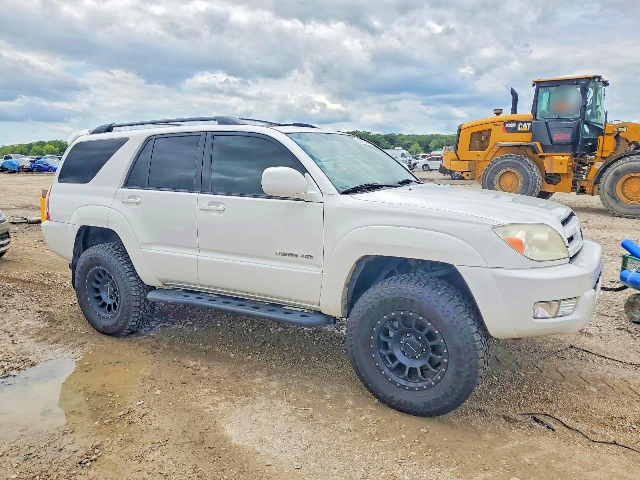 2005 Toyota 4runner Limited White vin: JTEBU17R658037985