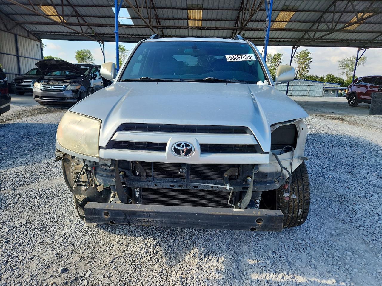 2005 Toyota 4runner Limited Silver vin: JTEBU17R658047237