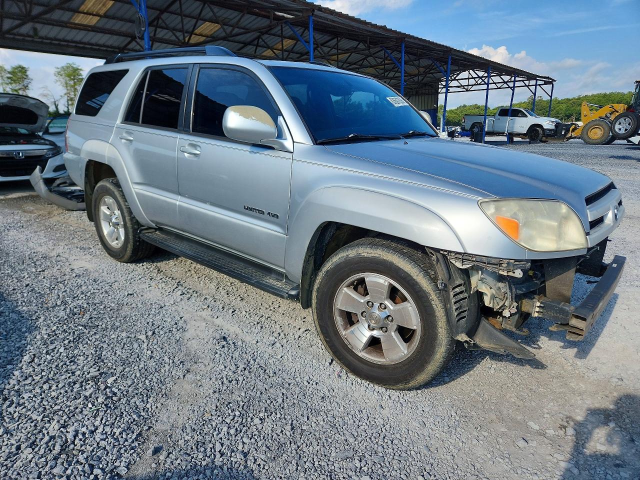 2005 Toyota 4runner Limited Silver vin: JTEBU17R658047237