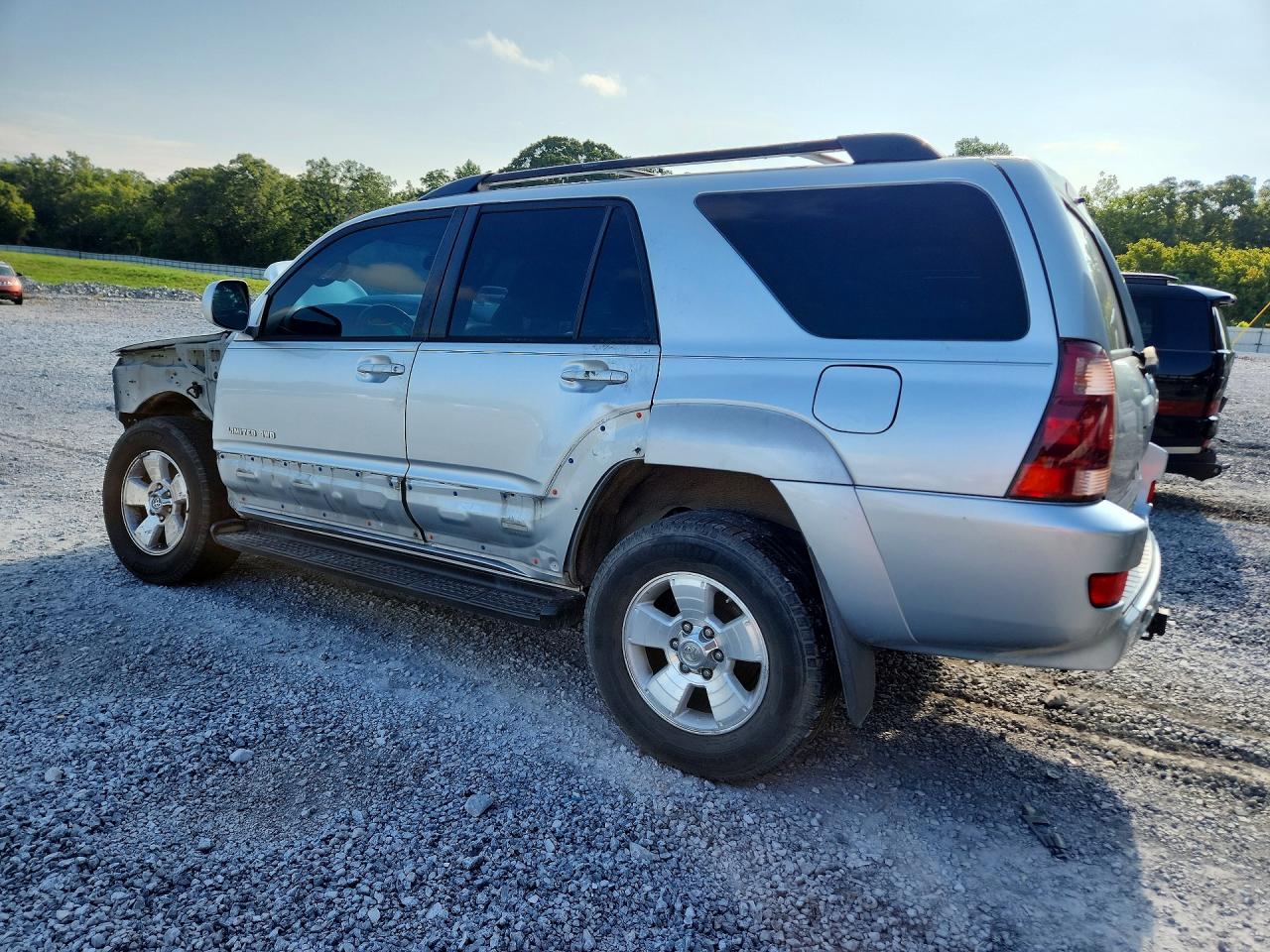 2005 Toyota 4runner Limited Silver vin: JTEBU17R658047237