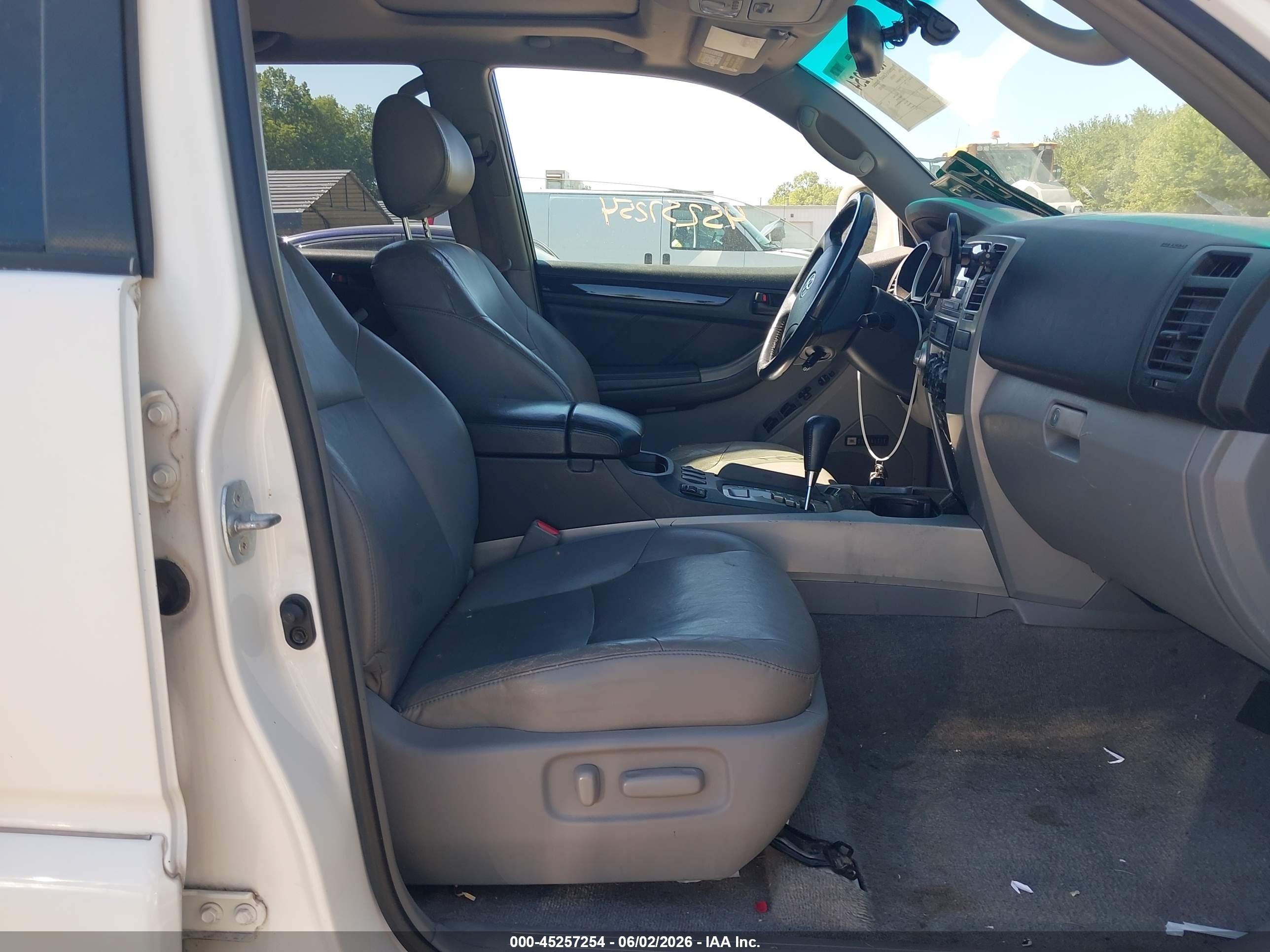 2006 Toyota 4runner Limited V6 White vin: JTEBU17R660096597