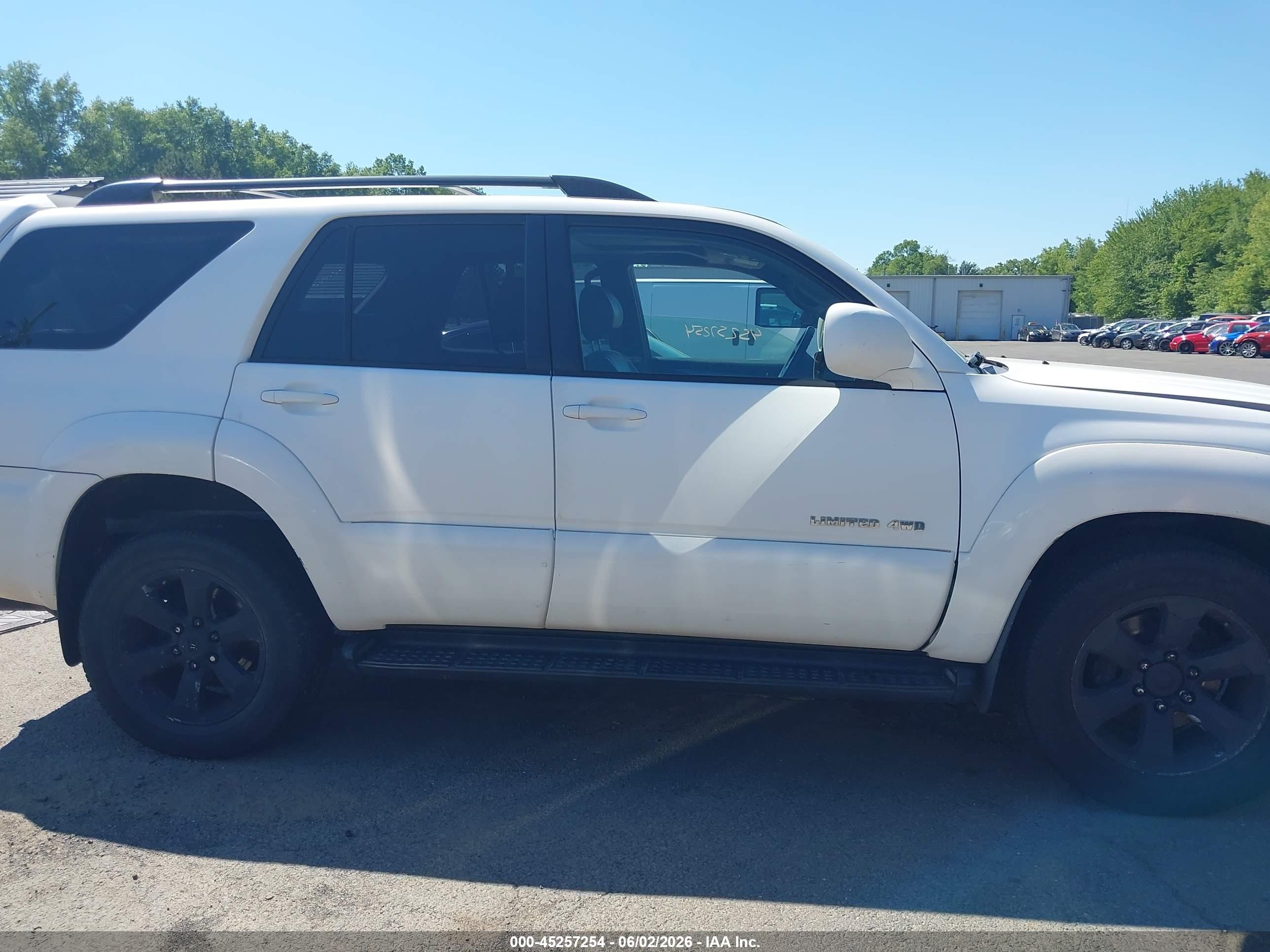 2006 Toyota 4runner Limited V6 White vin: JTEBU17R660096597