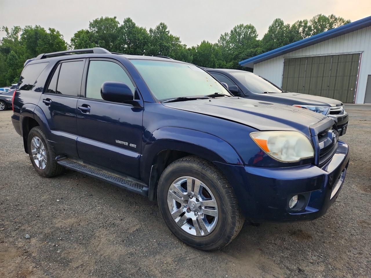 2007 Toyota 4runner Limited Blue vin: JTEBU17R670126764